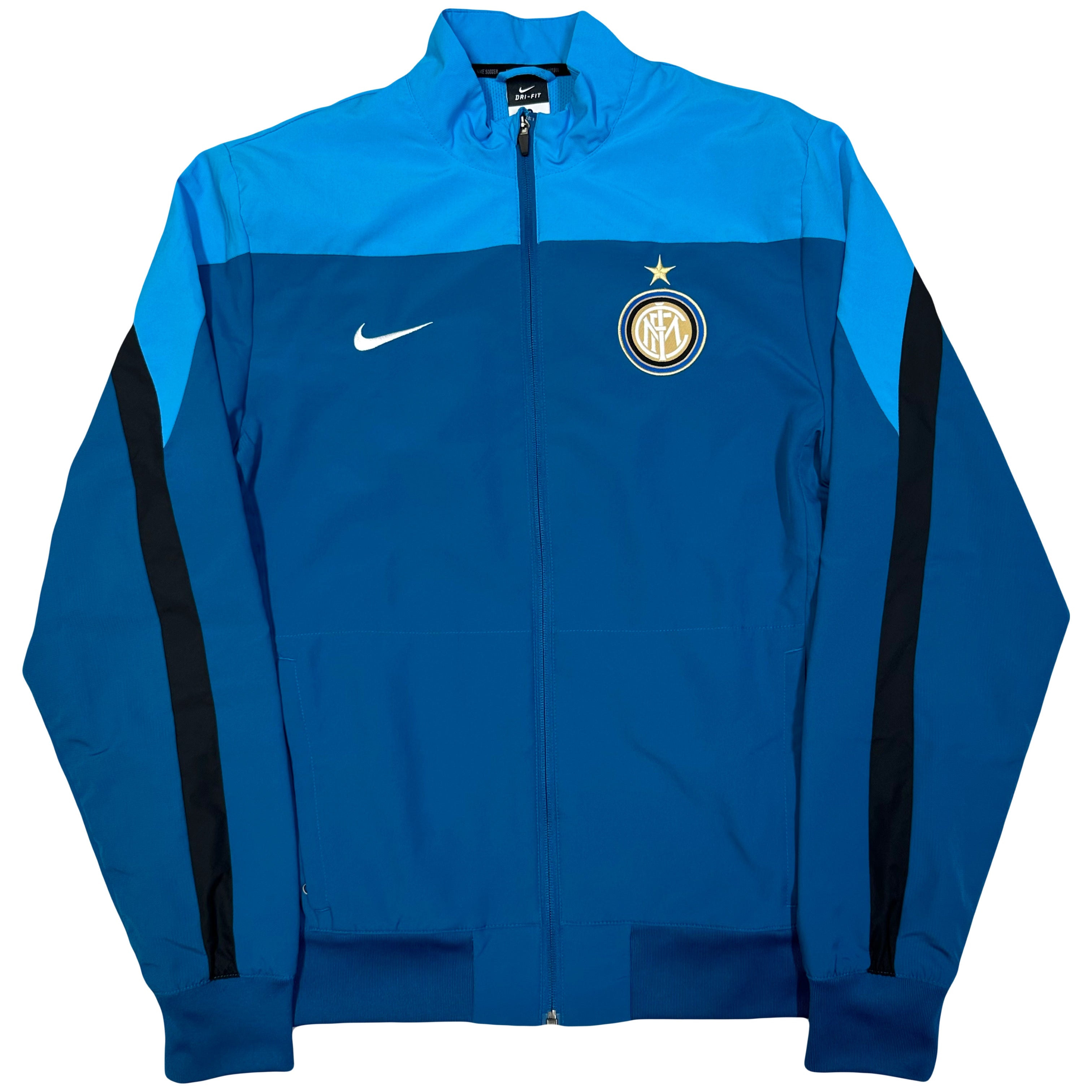 Nike Inter Milan 2013/14 Tracksuit In Blue & Black ( XL )