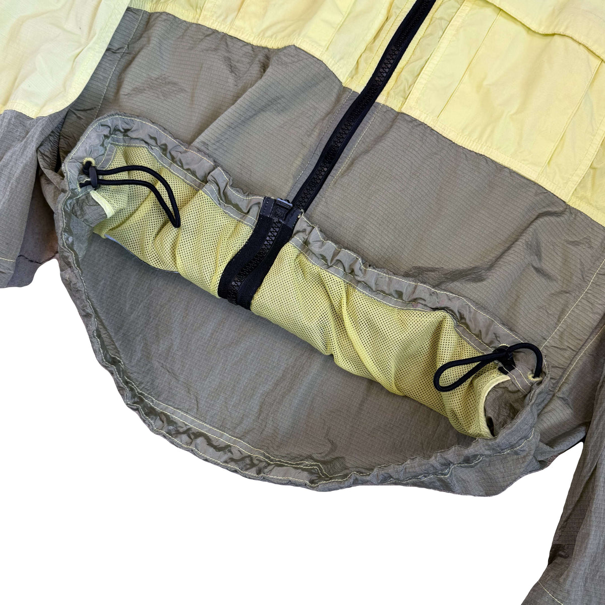 Stone Island SS/19 Nylon Metal Watro Ripstop Jacket In Khaki Green (XL)