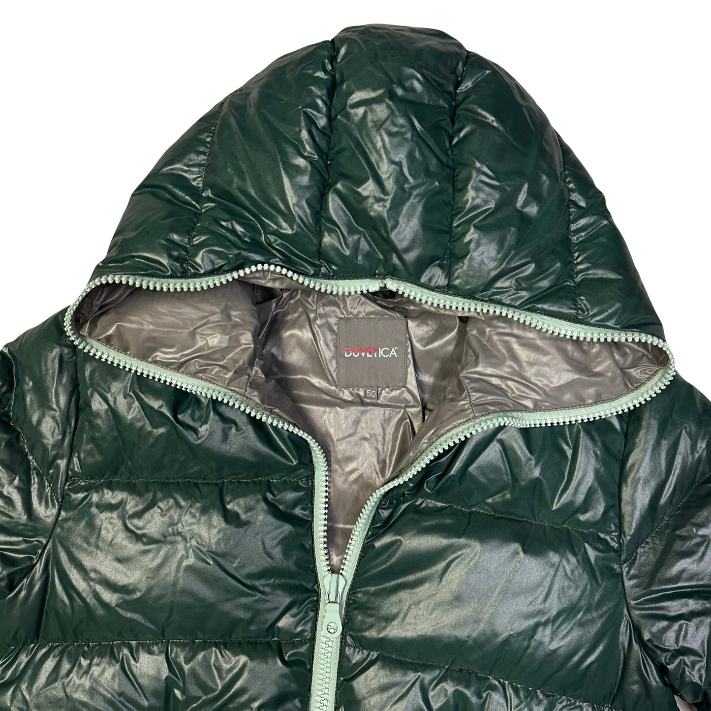 Duvetica Puffer Jacket In Mint Green ( M )