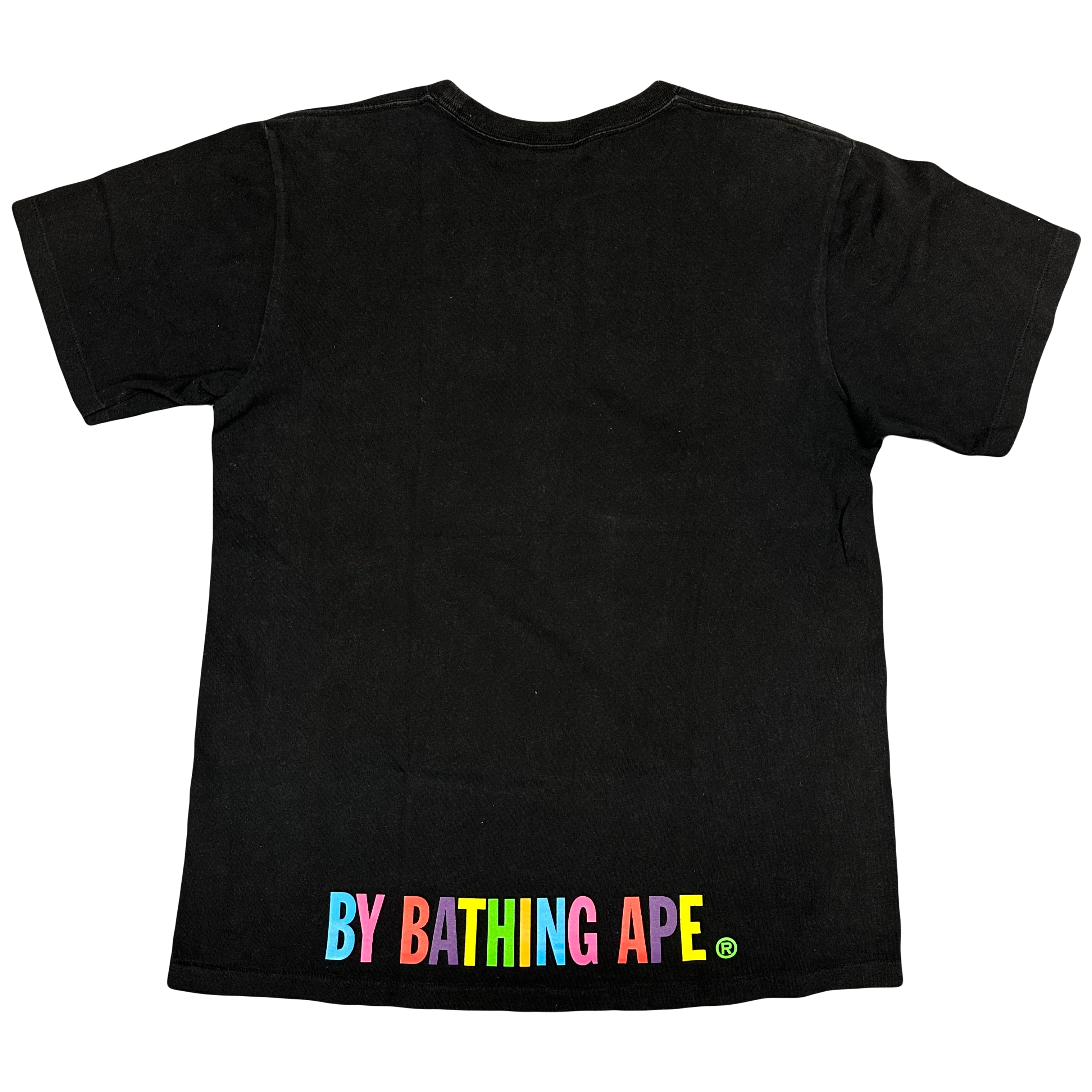 Bape Milo Head T-Shirt In Black & Pink ( M )