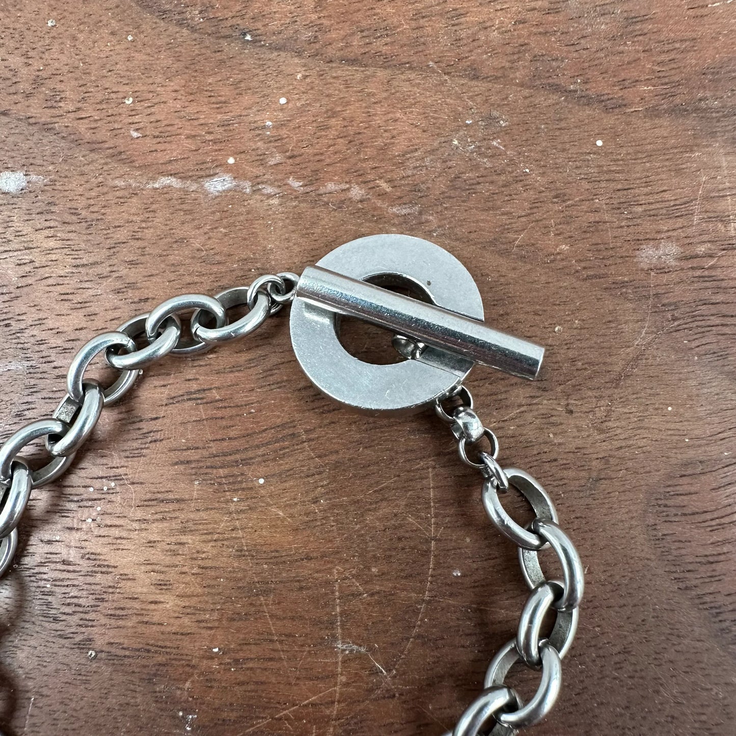 Dolce & Gabbana Steel Spellout Chain Bracelet