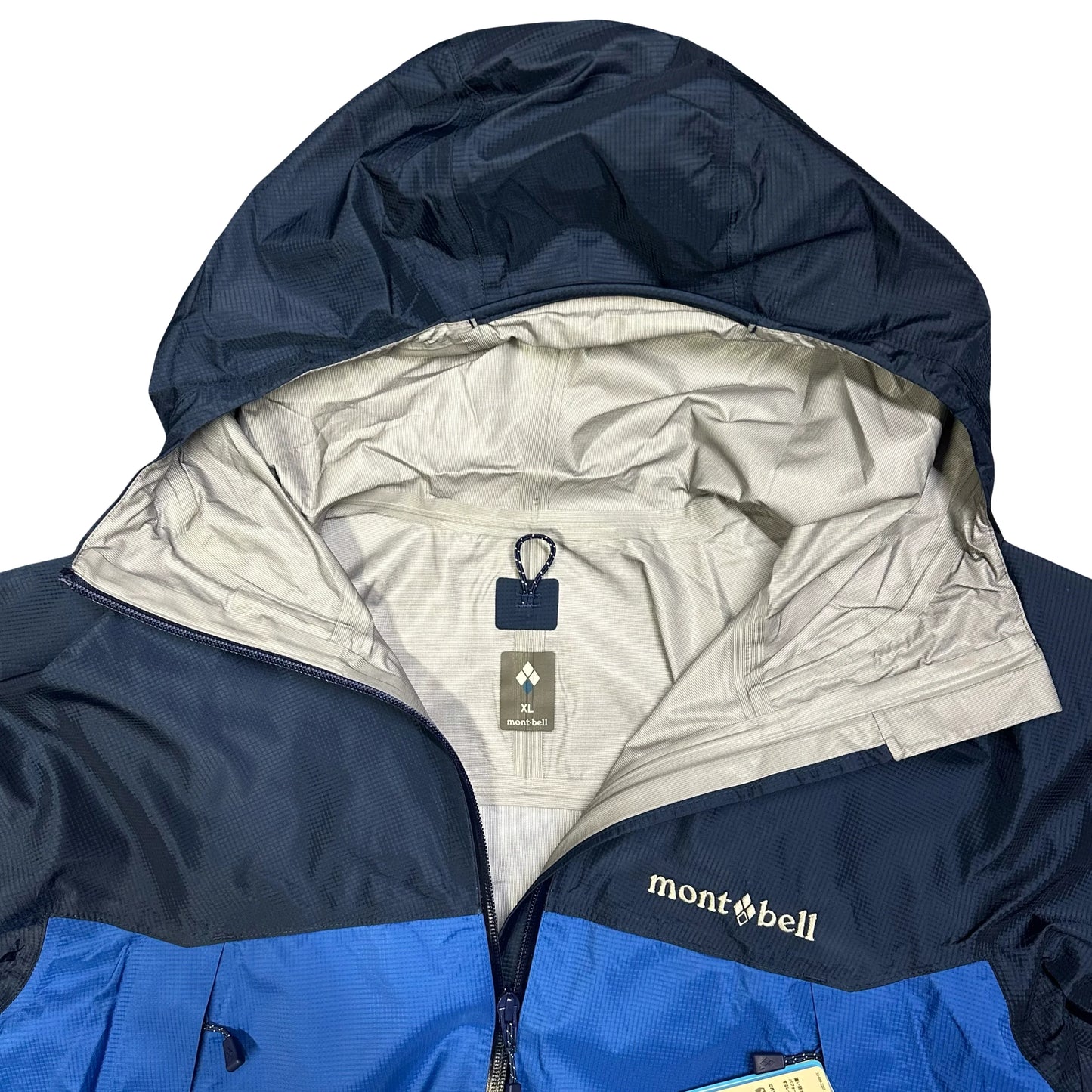 Montbell Thunder Pass DRY-TECH Jacket In Navy & Blue ( XL )