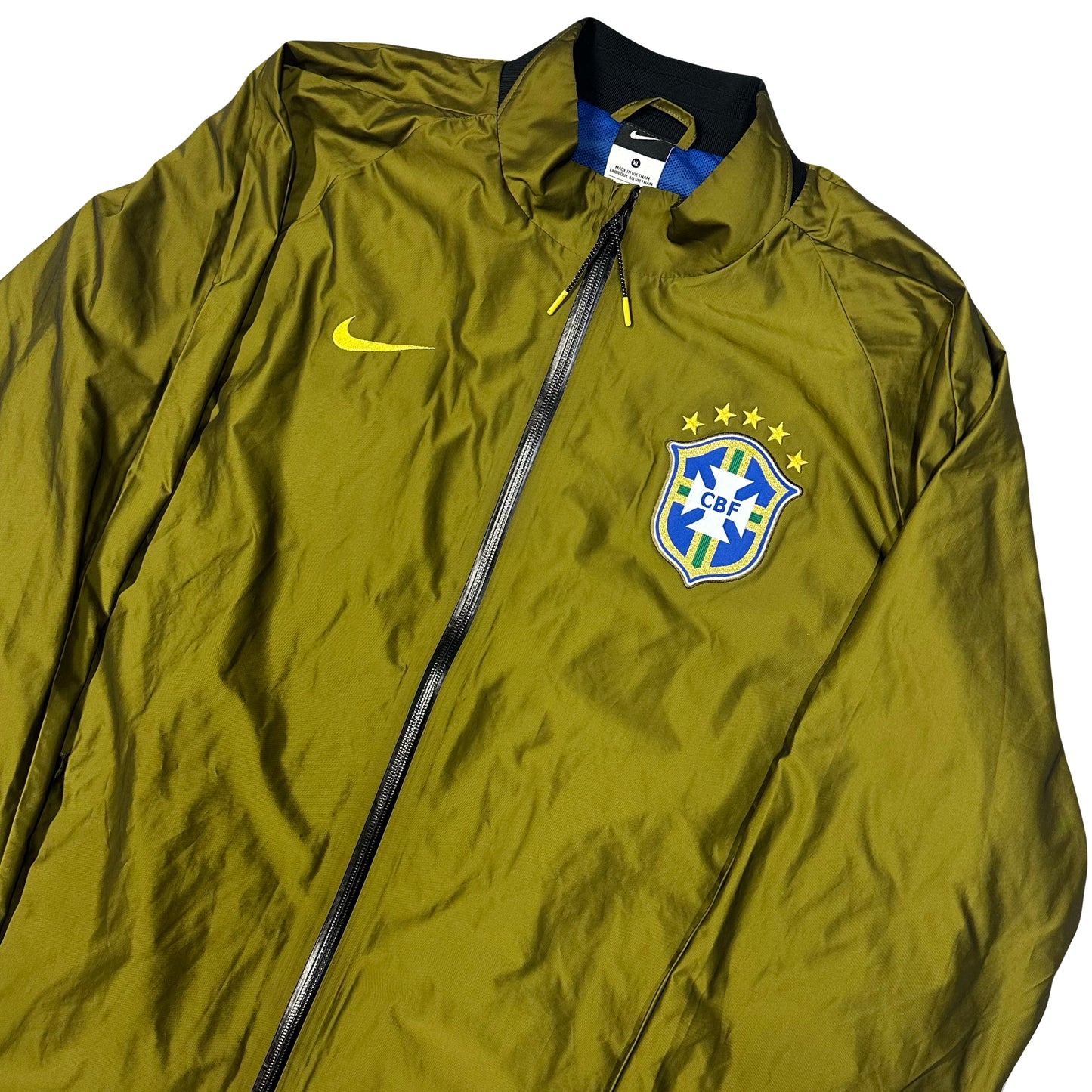 Nike Brazil Jacket In Khaki ( XL ) - 1036 Emporium