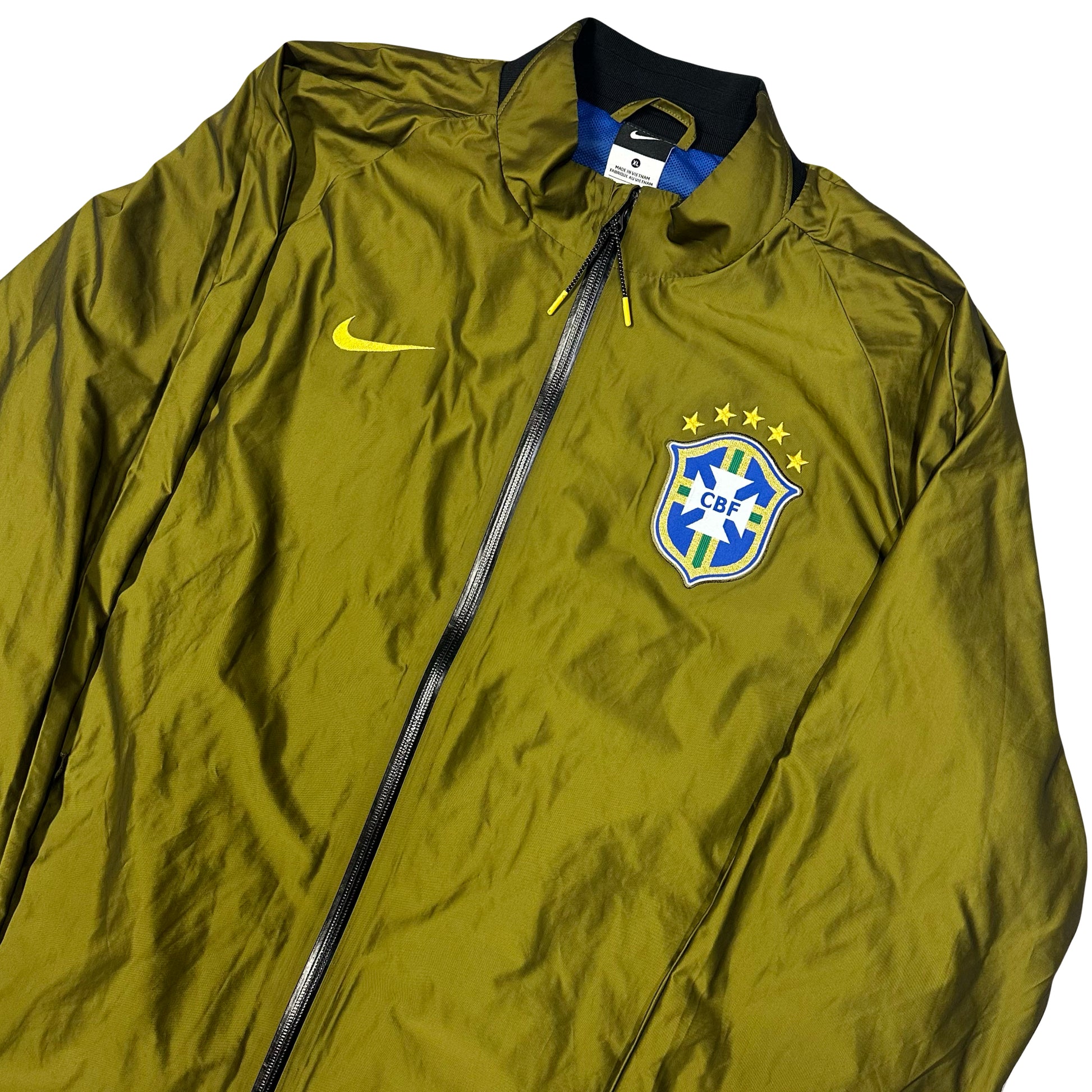 Nike Brazil Jacket In Khaki ( XL ) - 1036 Emporium