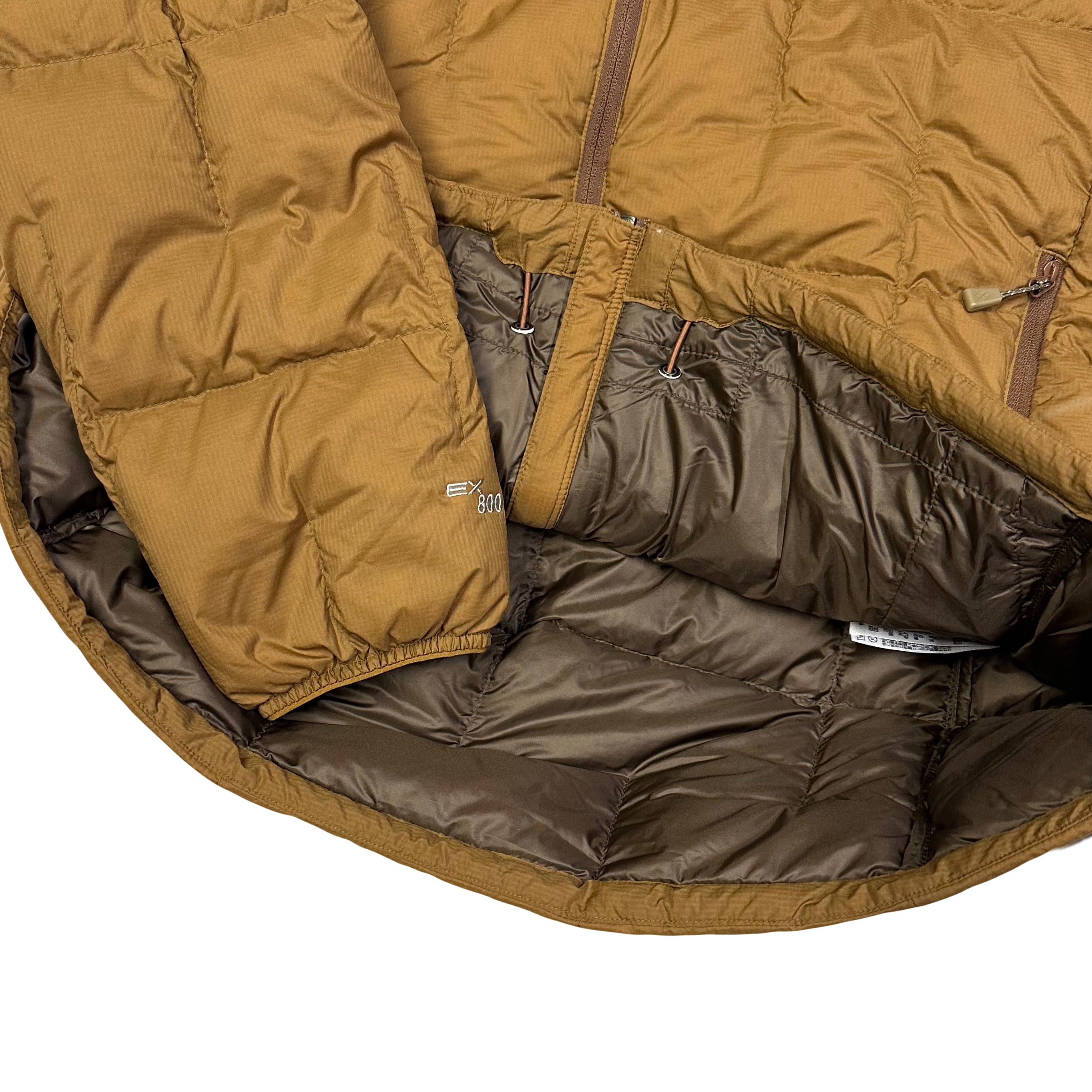 Montbell Square Stitch EX 800 Down Puffer Jacket In Brown ( L )