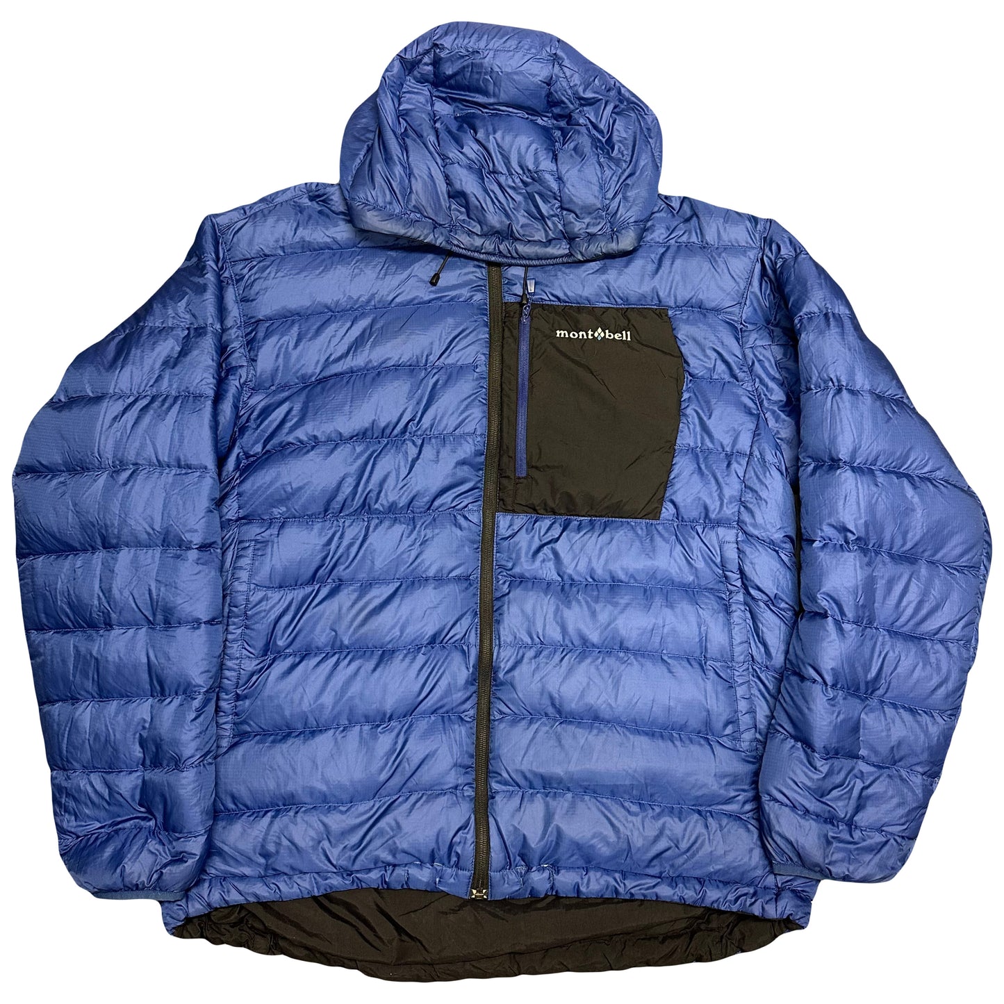 Montbell Reversible Puffer Jacket In Blue & Black ( XL ) – 1036 