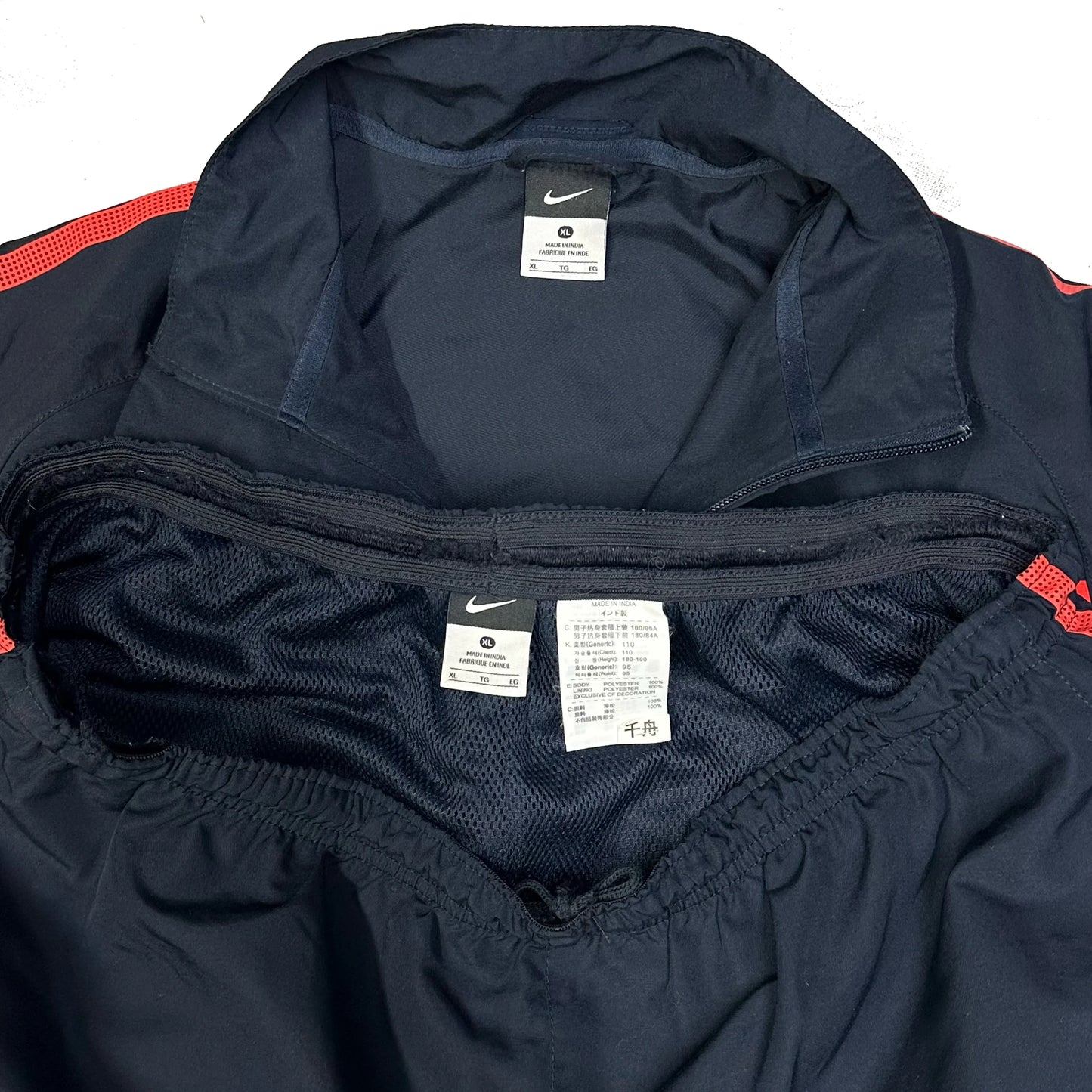 Nike Portugal 2010/11 Tracksuit In Navy ( XL )