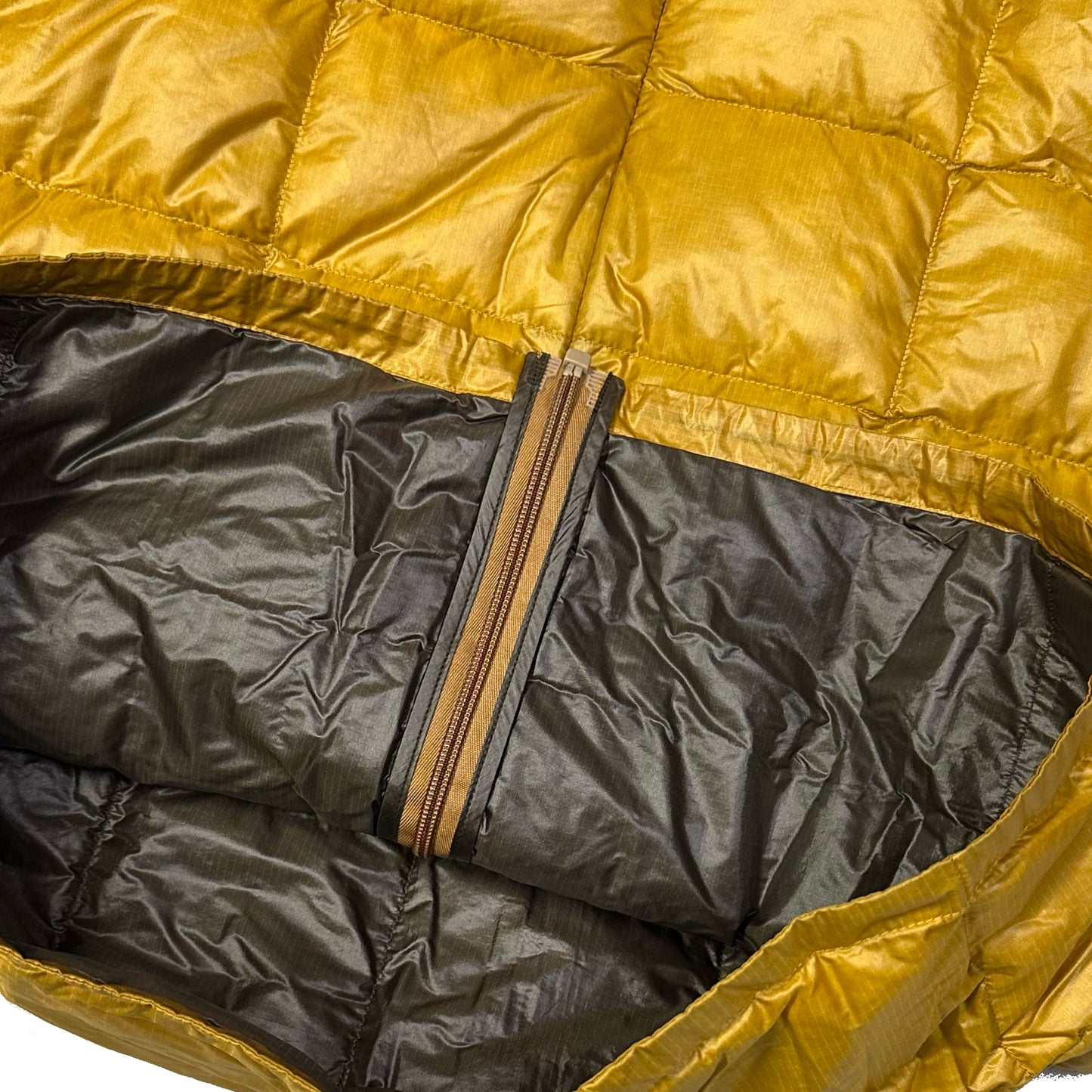 Montbell Square Stitch Puffer Jacket In Yellow ( L )