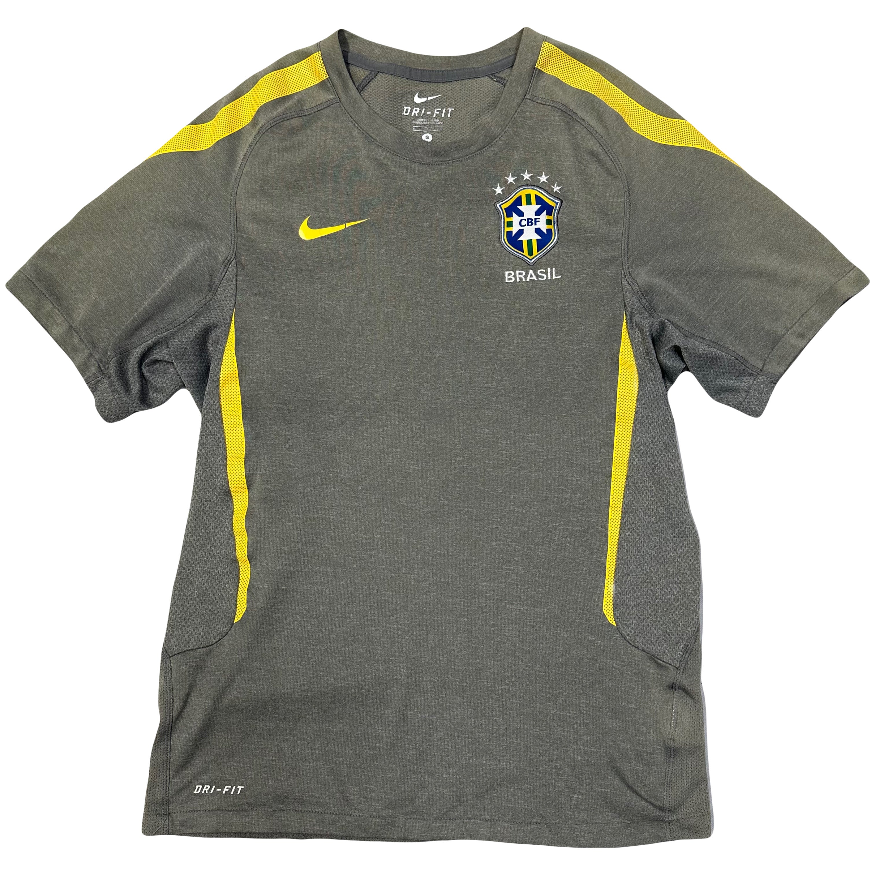 Nike Brazil 2011/12 Training Shirt In Grey ( S )