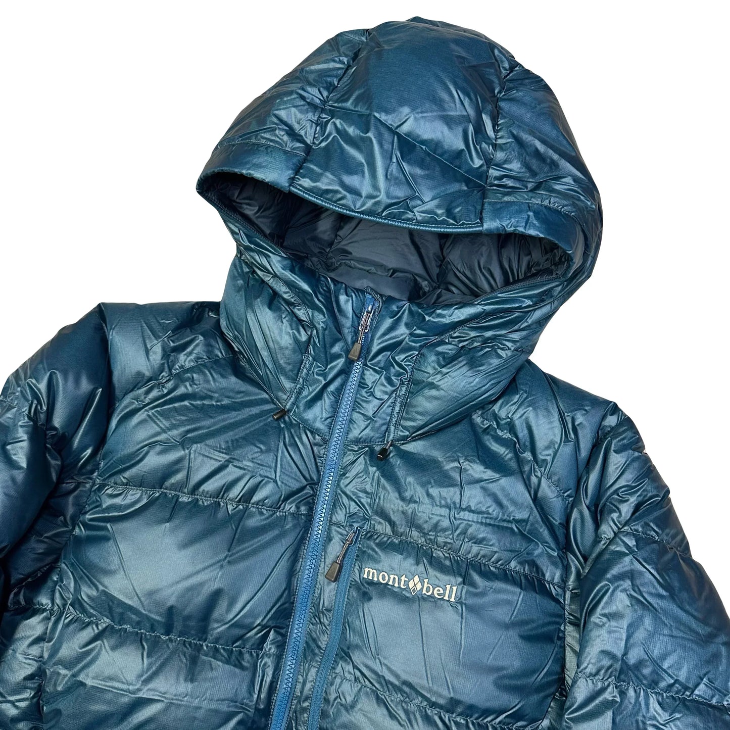 Montbell Alpine Down Parka Puffer Jacket In Blue ( S )