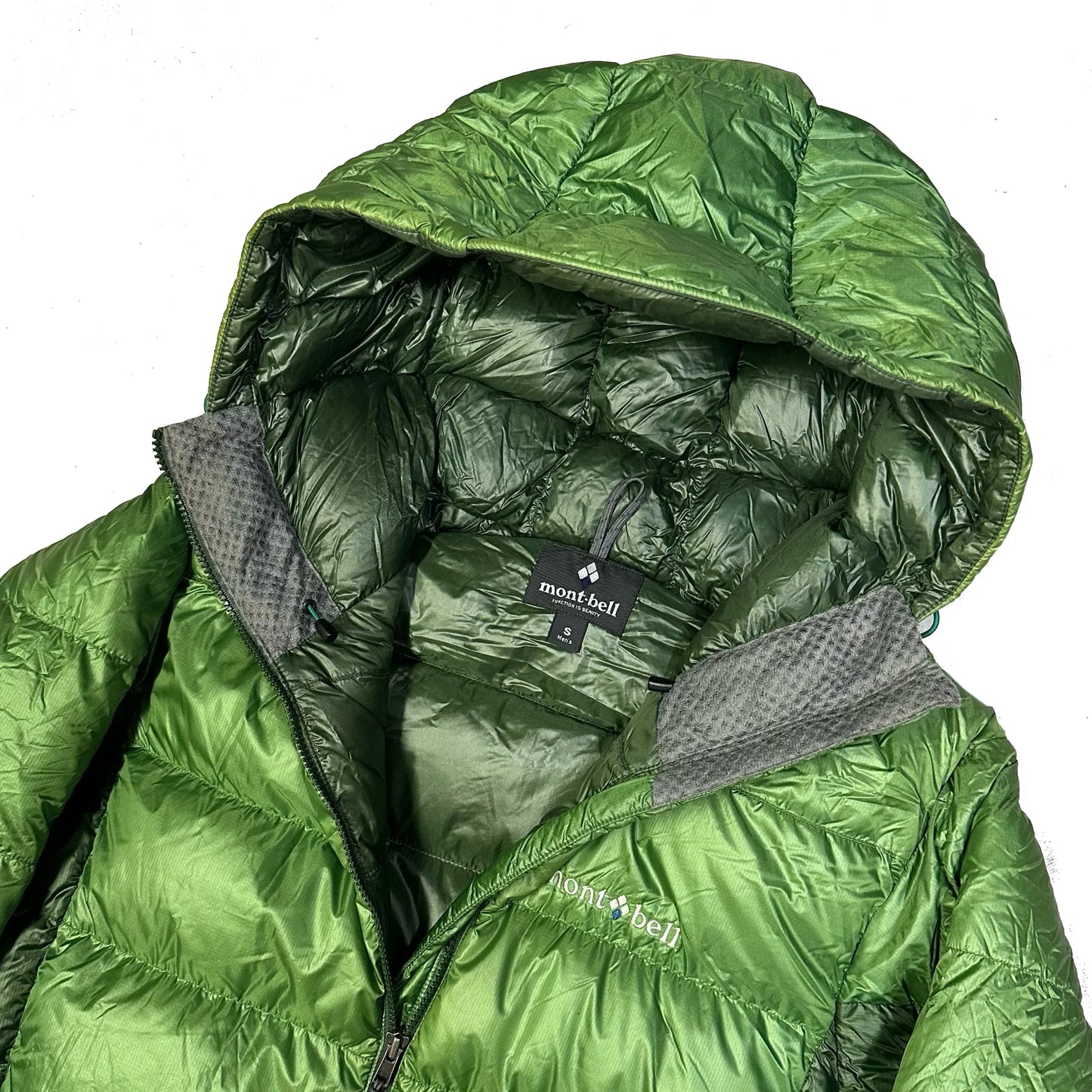 Montbell Alpine Down Parka Puffer Jacket In Green ( S )