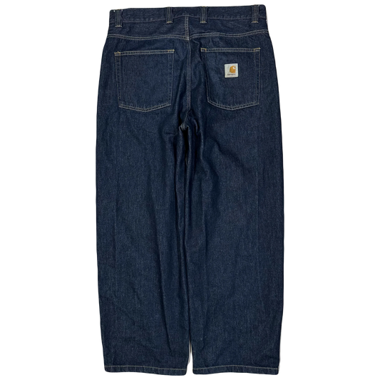 Carhartt Brandon Jeans In Navy ( L / W36 )