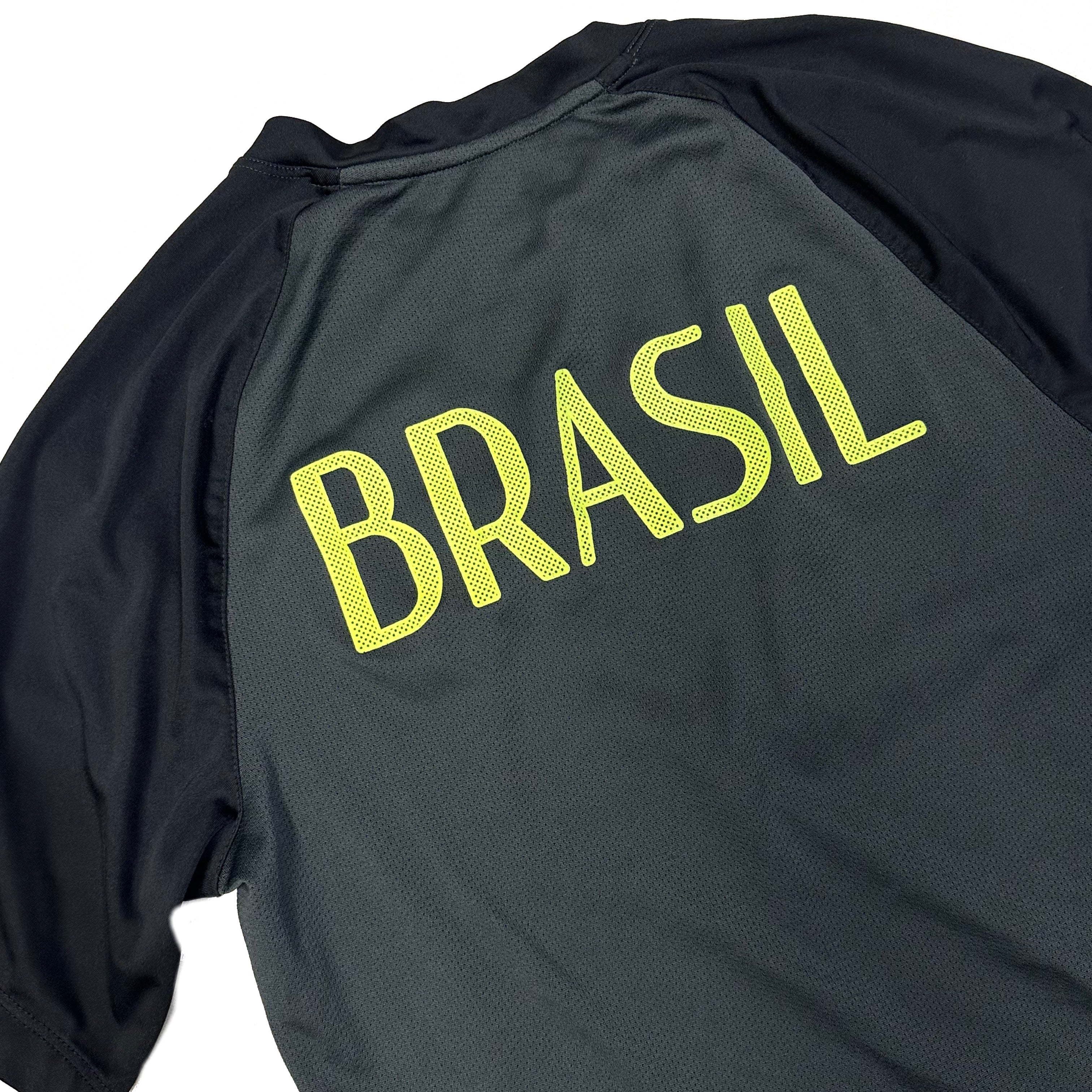 Nike Brazil 2014/15 Training Shirt In Green ( S )