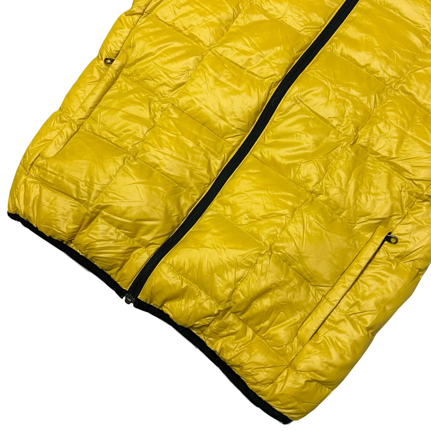 Camp 7 Square Stitch Puffer Jacket In Yellow (L)