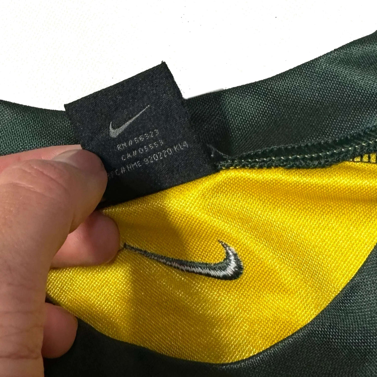 Nike Brazil 2002 Training Shirt In Yellow ( XL ) - 1036 Emporium