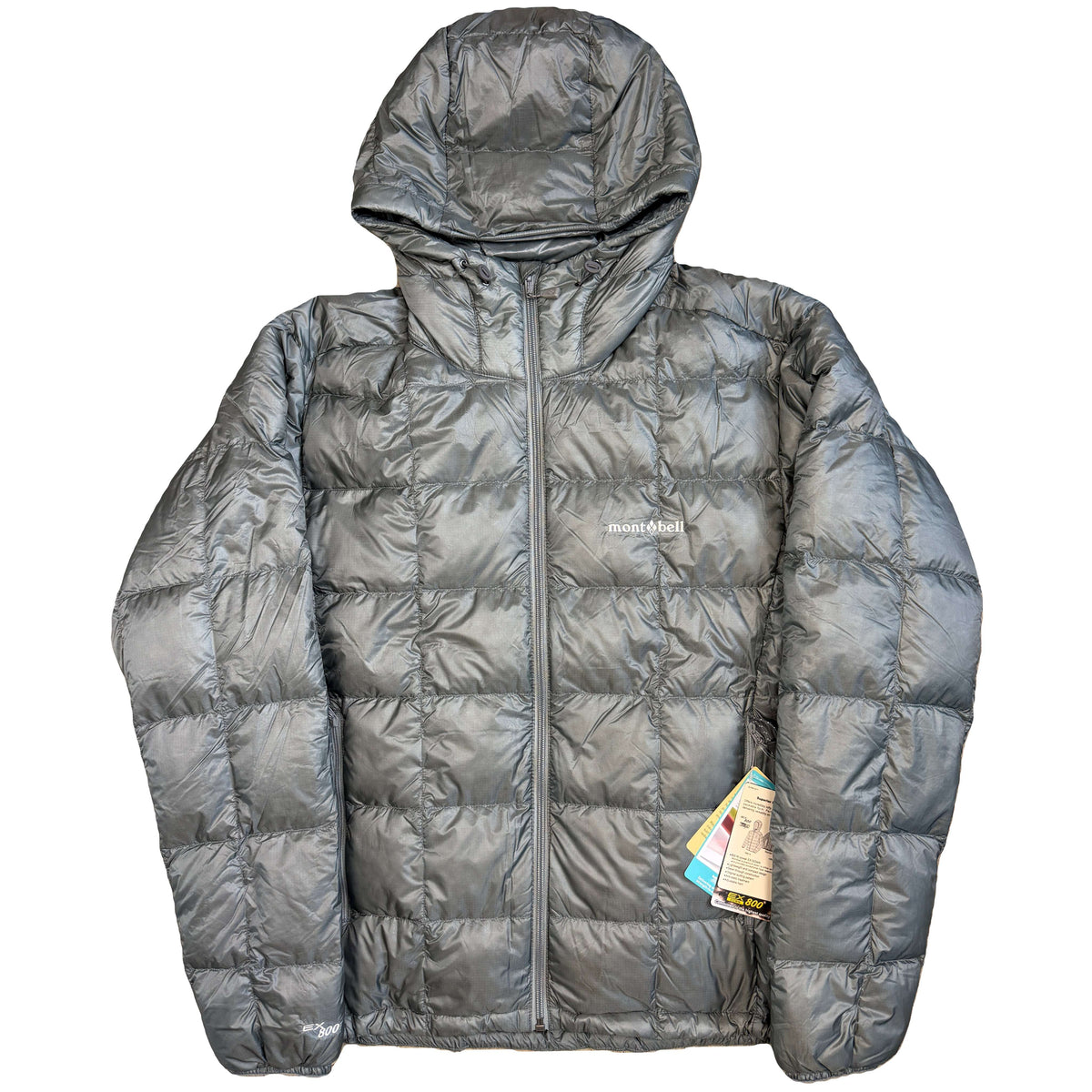 Montbell Superior Down Parka Puffer Jacket In Grey (M)