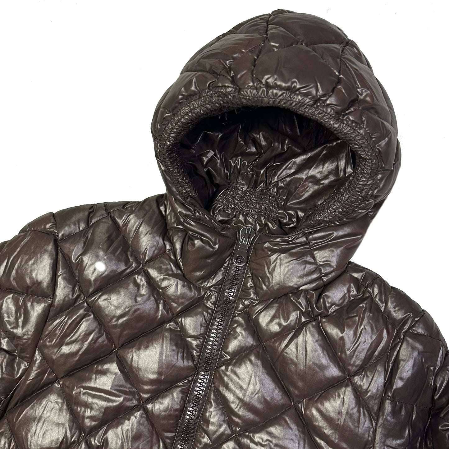 Duvetica Diamond Stitch Puffer Jacket In Brown ( S )