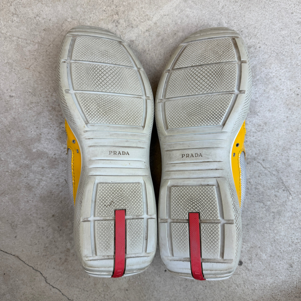 Prada America’s Cup In Sneakers In Yellow (9UK)