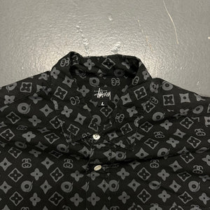 Stüssy Louis Vuitton Parody Shirt In Black ( L )