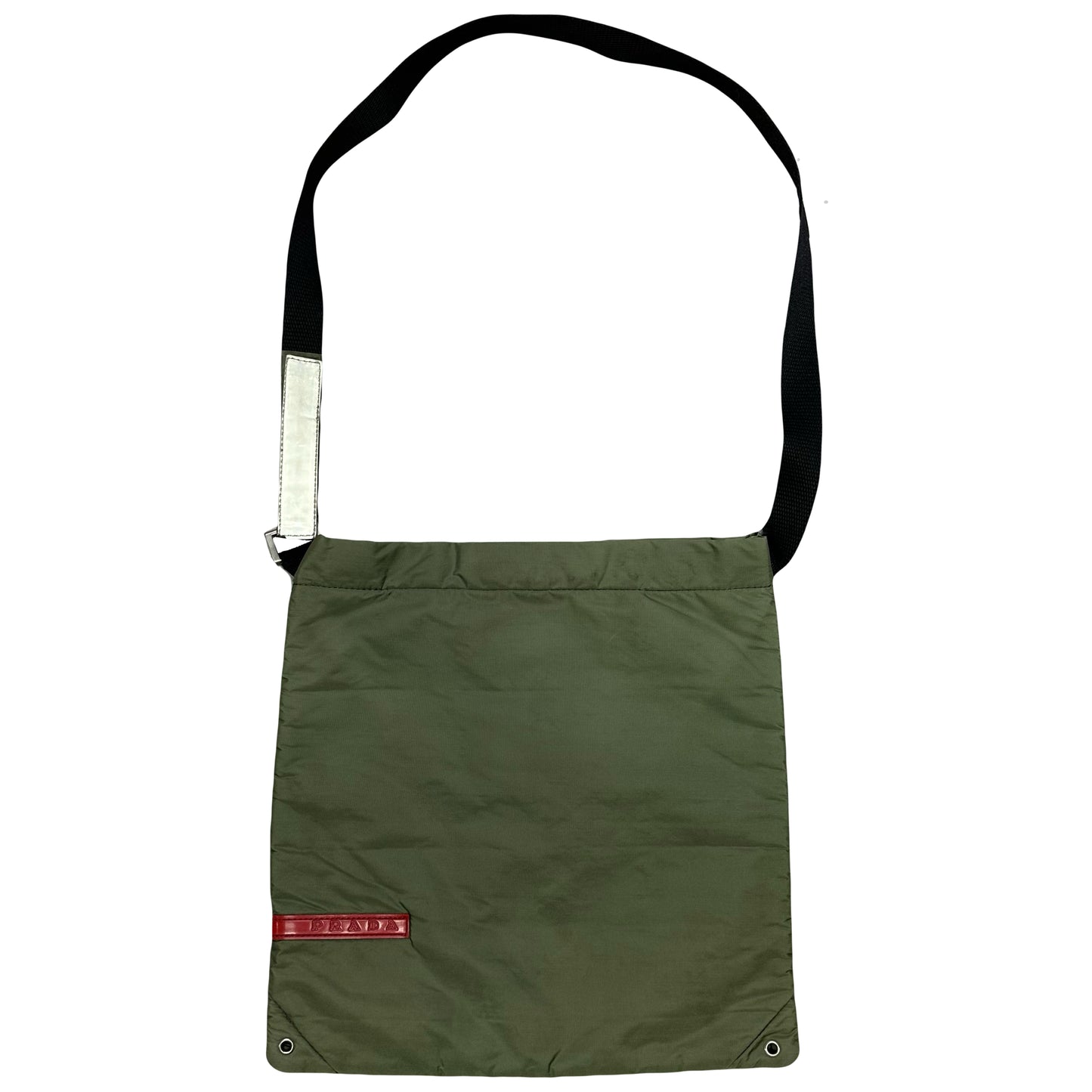 Prada Sport Side Bag In Khaki Green