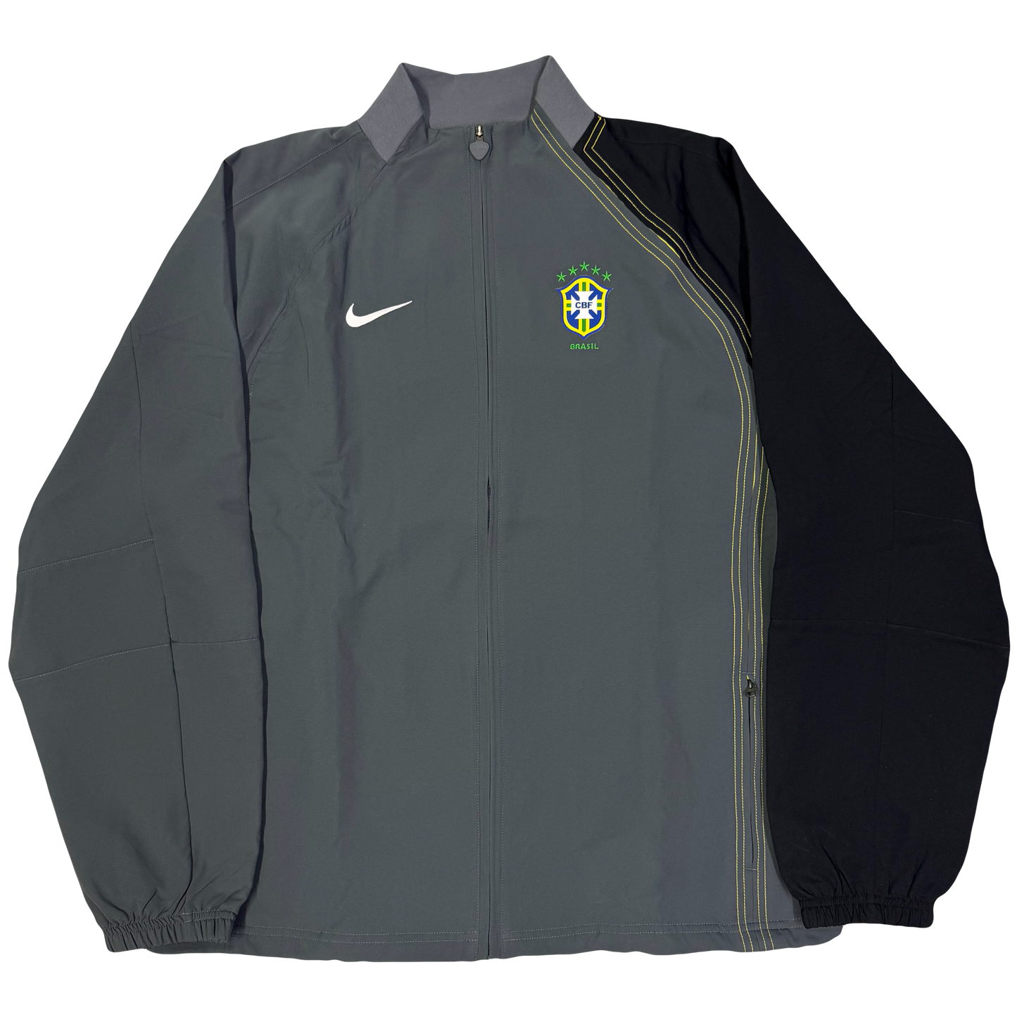 Nike Brazil 2004 Tracksuit In Grey & Black (L)