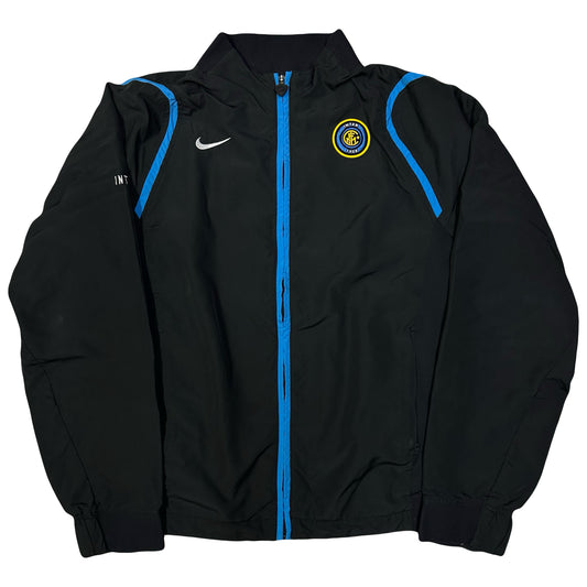 Nike Total 90 Inter Milan 2005/06 Tracksuit Top In Black & Blue ( S )