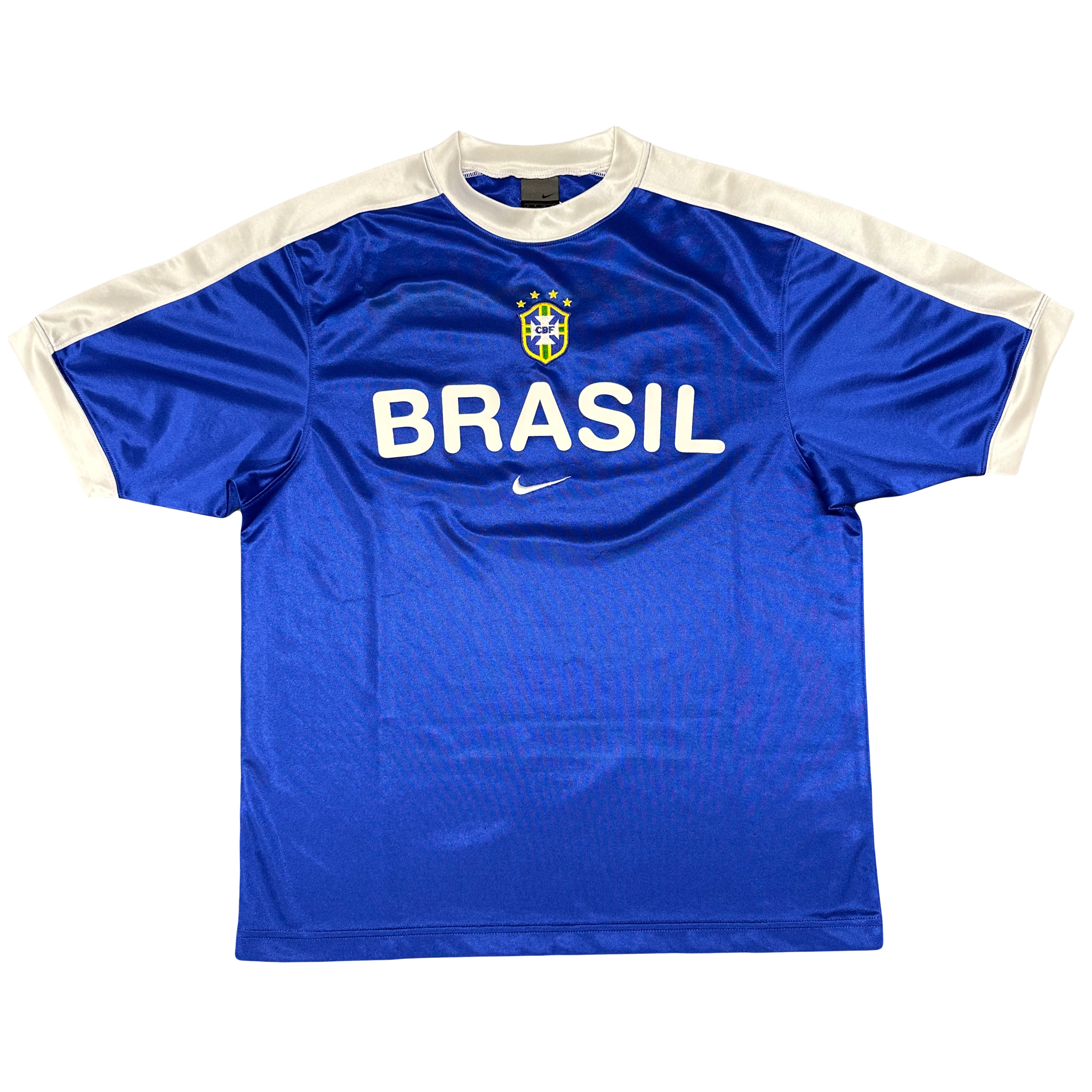 Nike Brazil 2002 Training Shirt In Blue ( S )