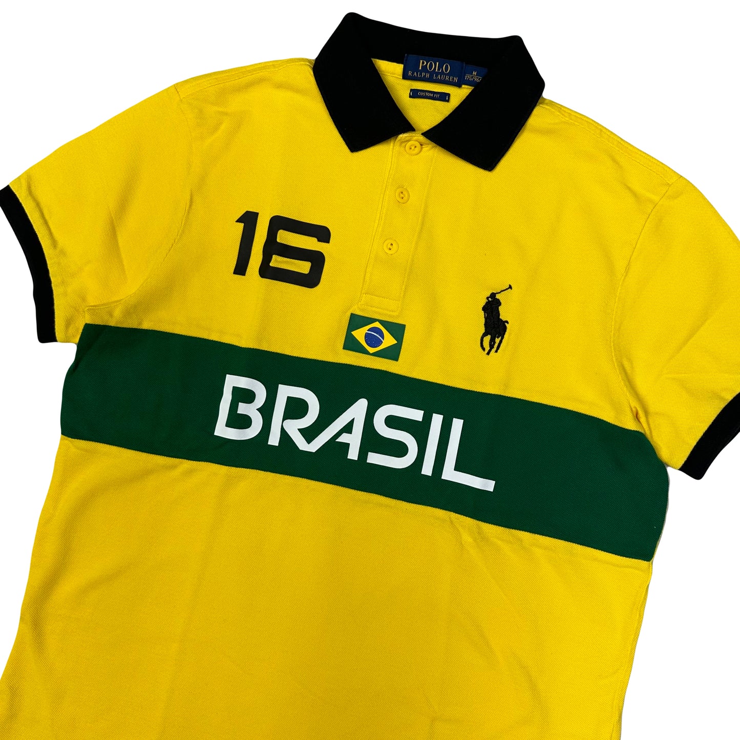 Ralph Lauren Brazil Polo In Yellow ( M )