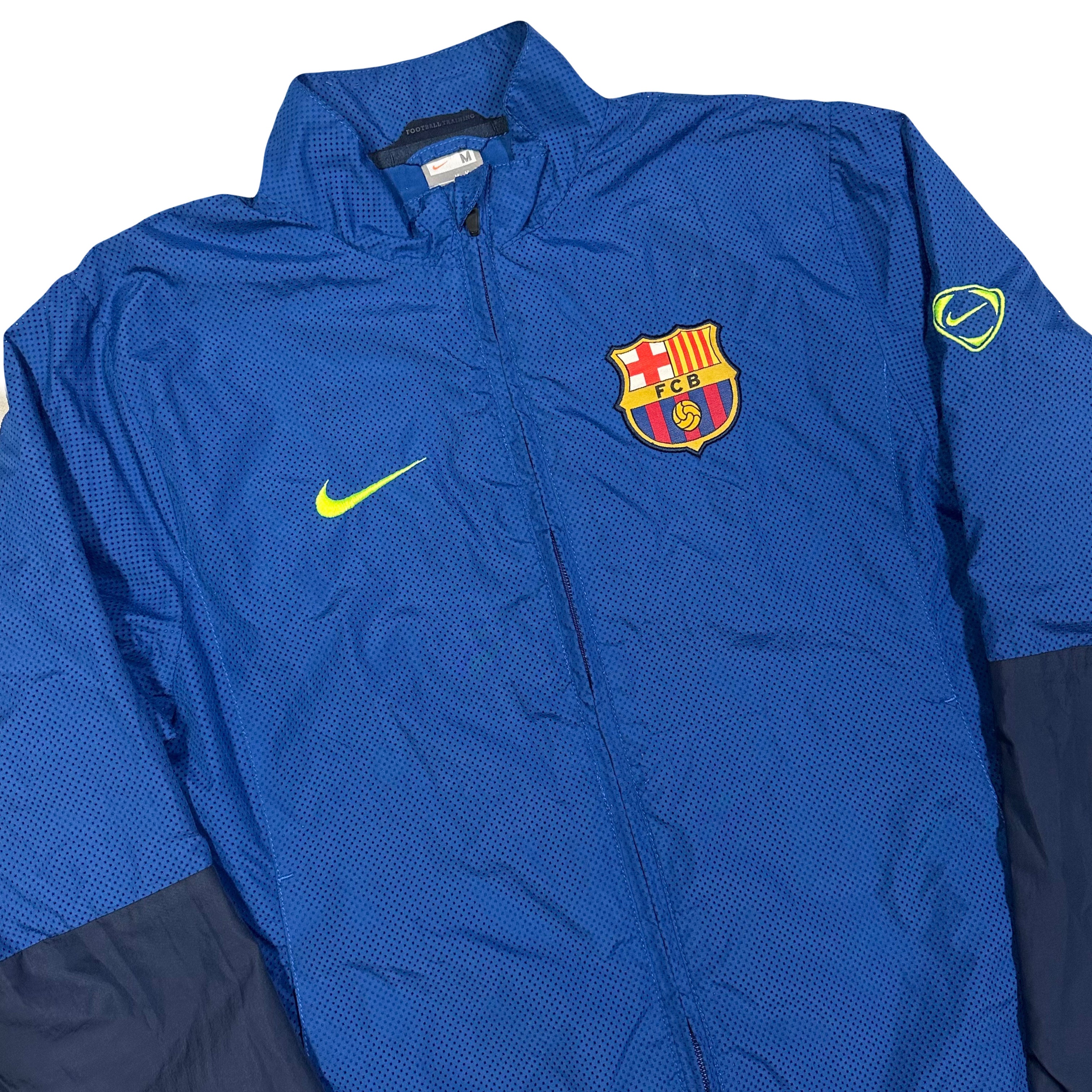 Nike Barcelona 2009/10 Tracksuit Top In Blue ( M )