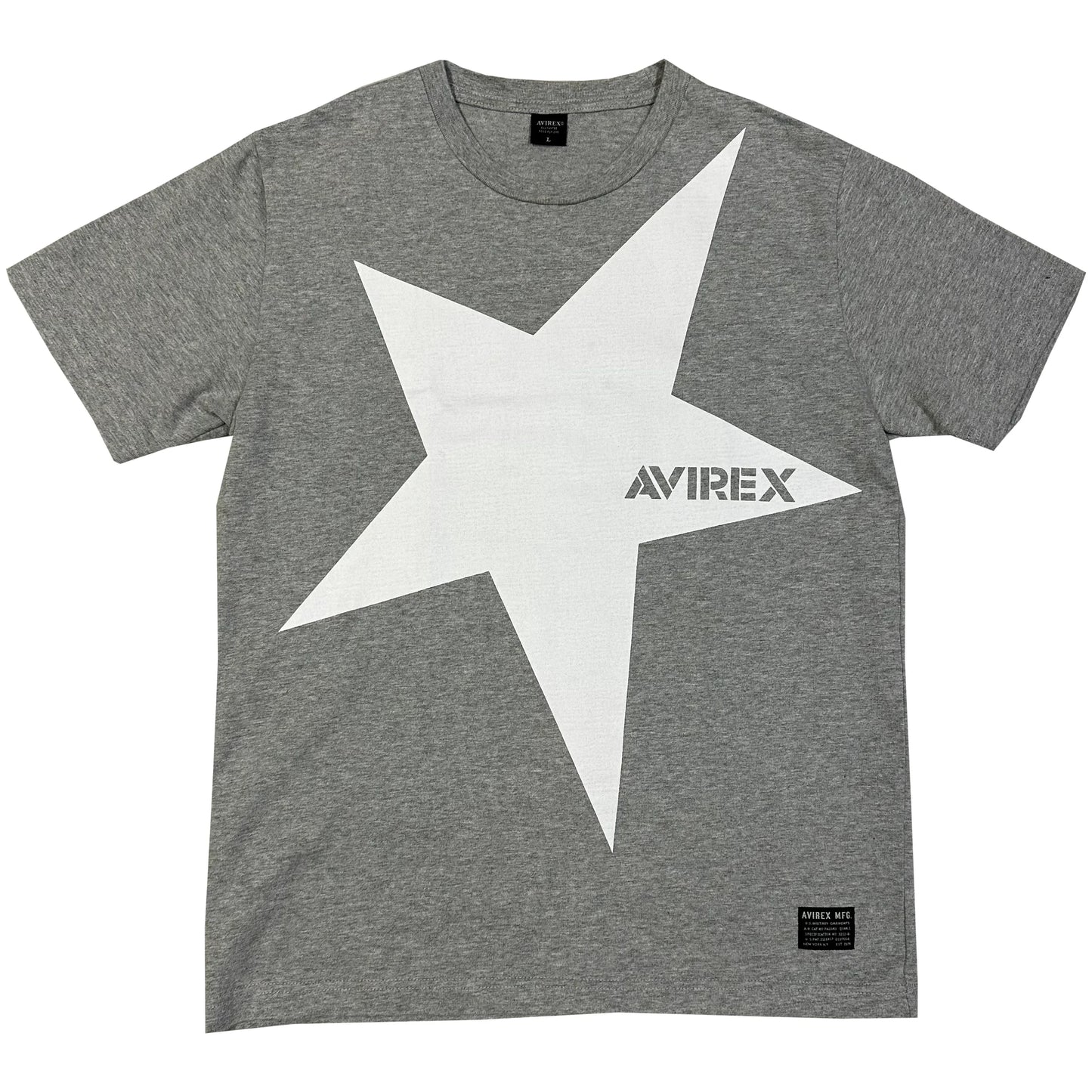 Avirex Star T-Shirt In Grey ( L )