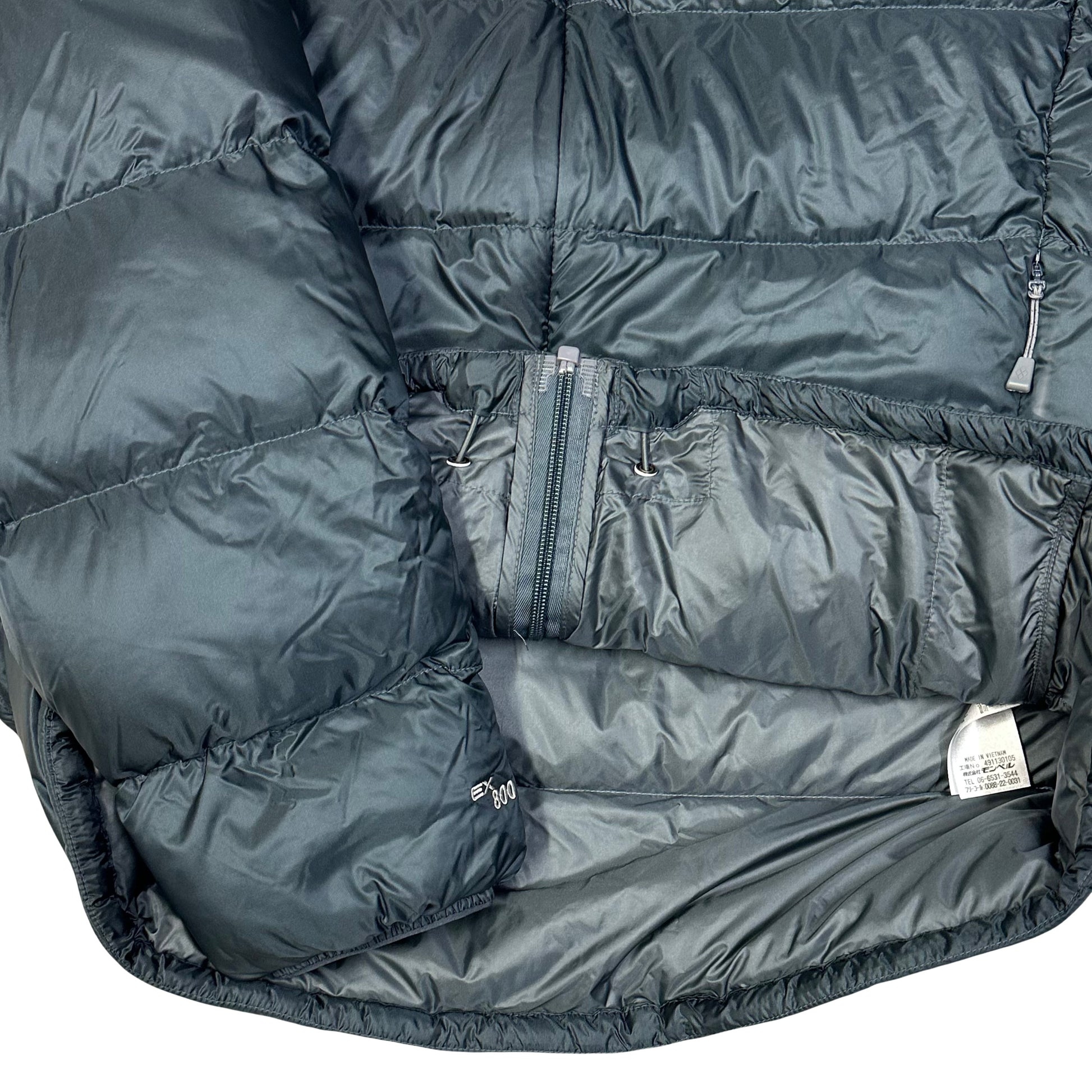 Montbell EX 800 Alpine Down Puffer Jacket In Gunmetal grey ( XL ) - 1036 Emporium