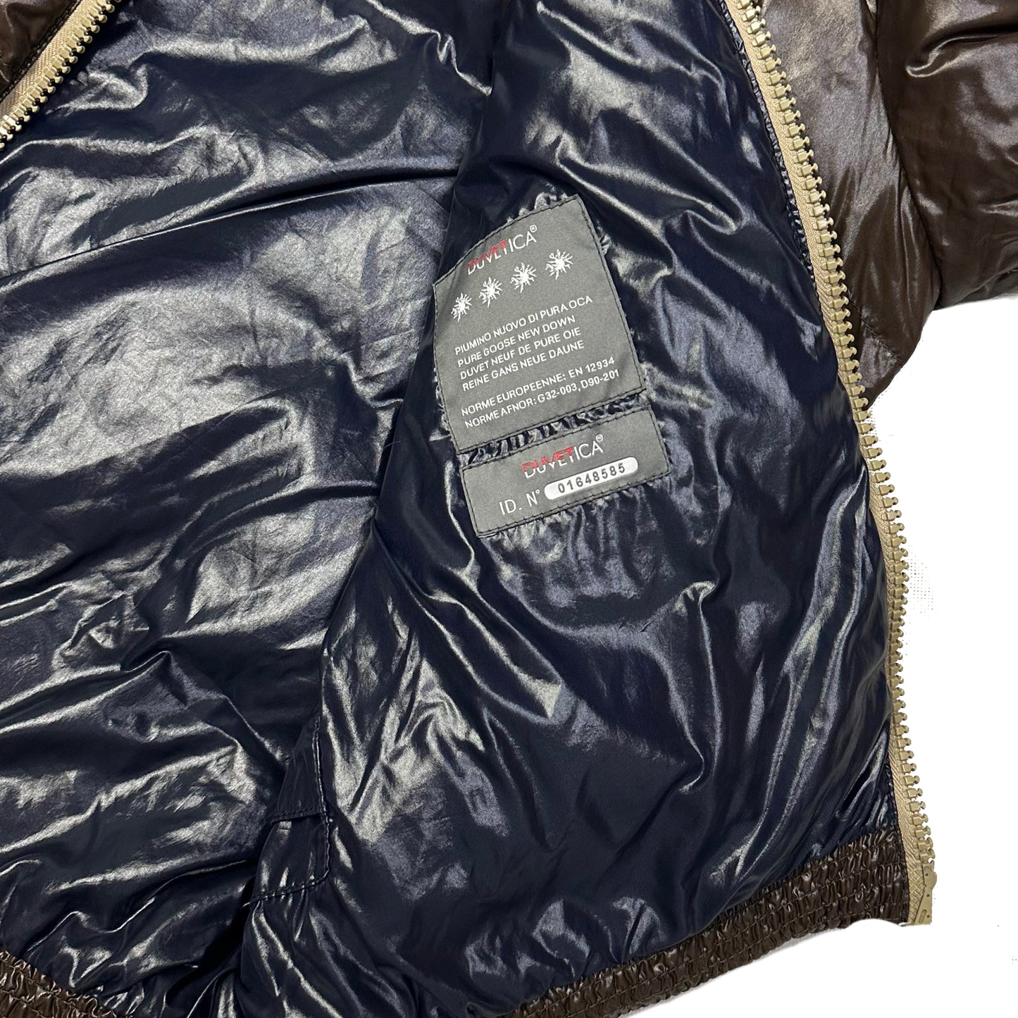Duvetica Puffer Jacket In Brown ( M )