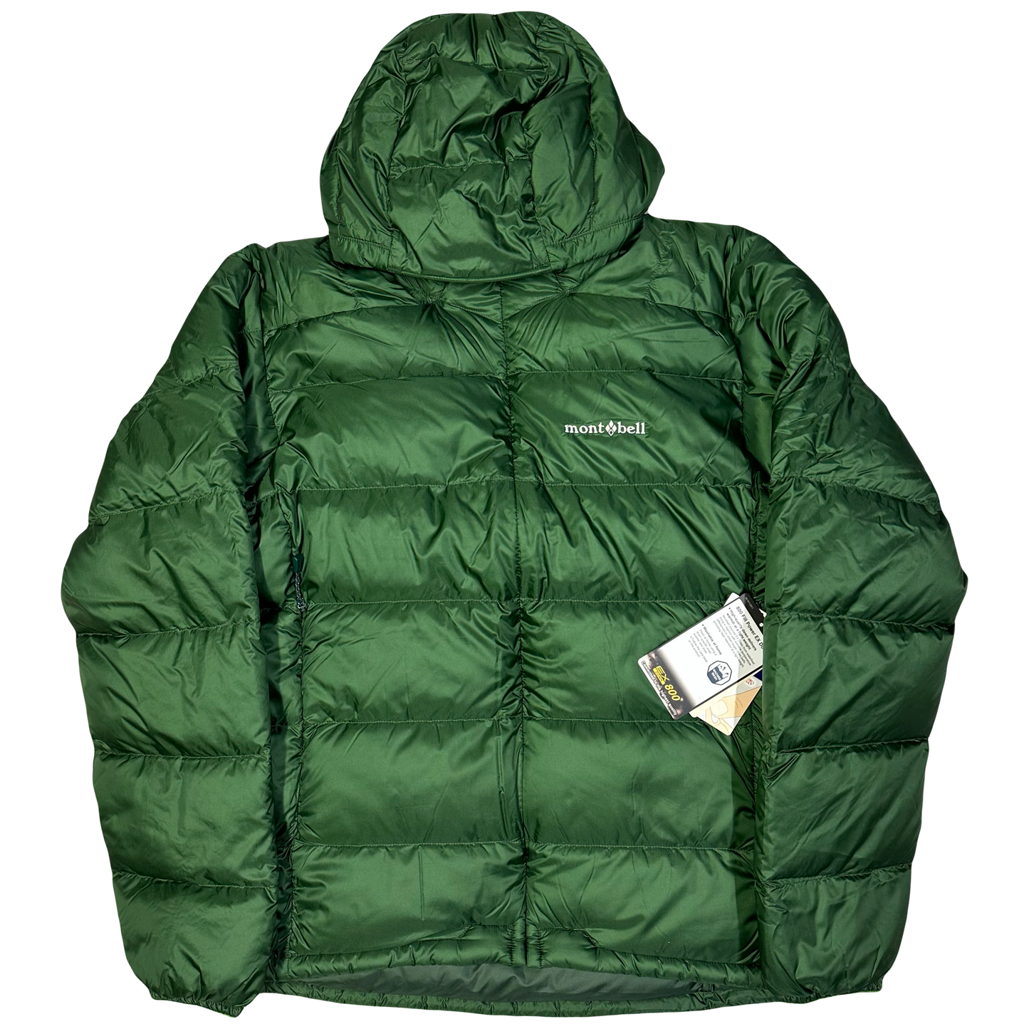 Montbell Light Alpine Down Puffer Jacket In Green ( L )