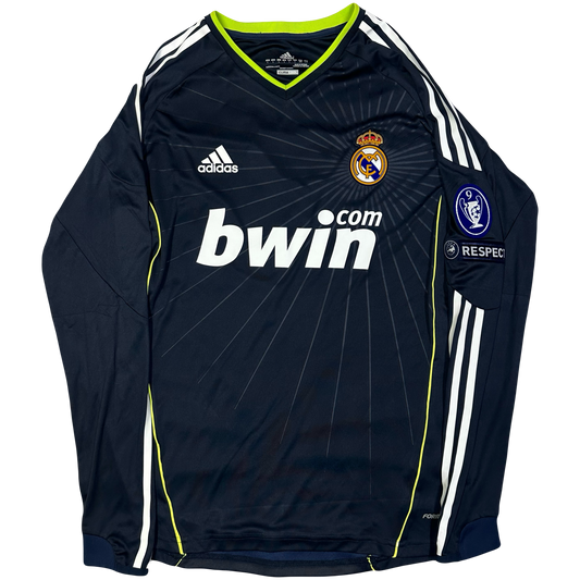 Adidas Real Madrid 2010/11 Longsleeve Ronaldo Shirt In Navy ( L )