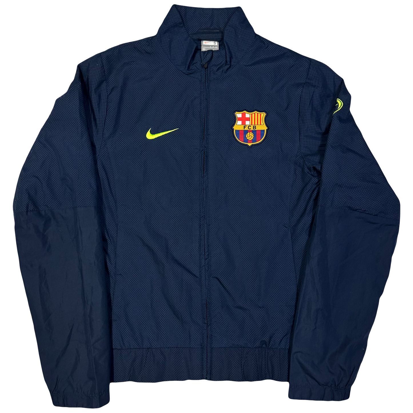 Nike Barcelona 2009/10 Tracksuit Top In Navy ( S )
