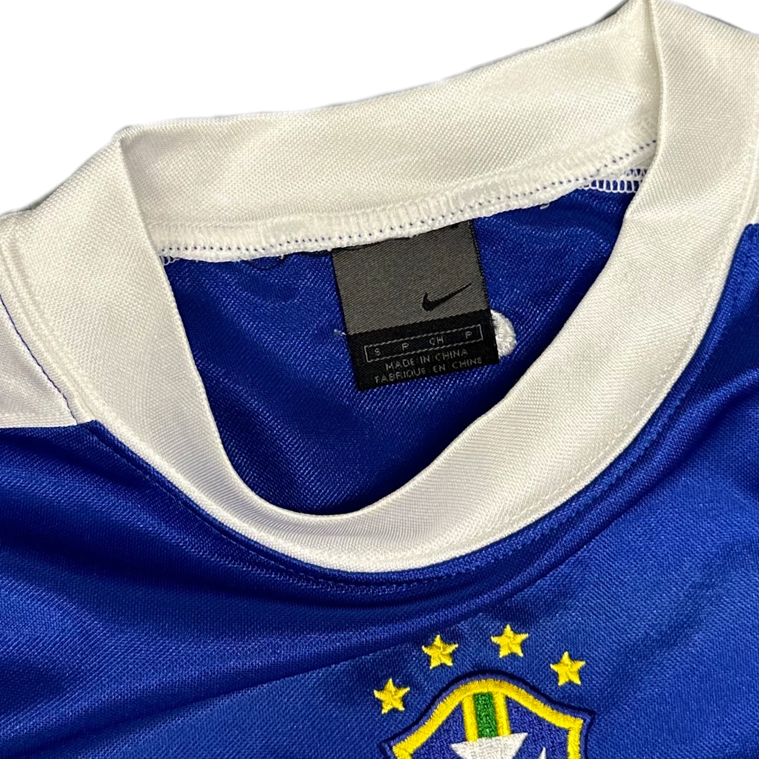 Nike Brazil 2002 Training Shirt In Blue ( S )