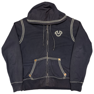 True Religion Contrast Stitch Hoodie ( L )