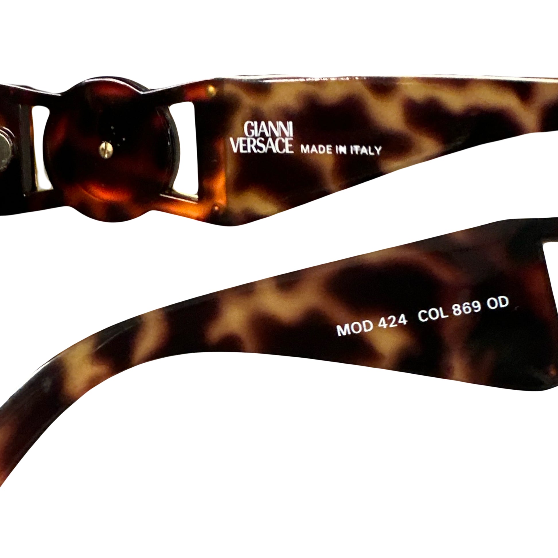 Versace 90s Medusa Head Sunglasses In Tortoise - 1036 Emporium