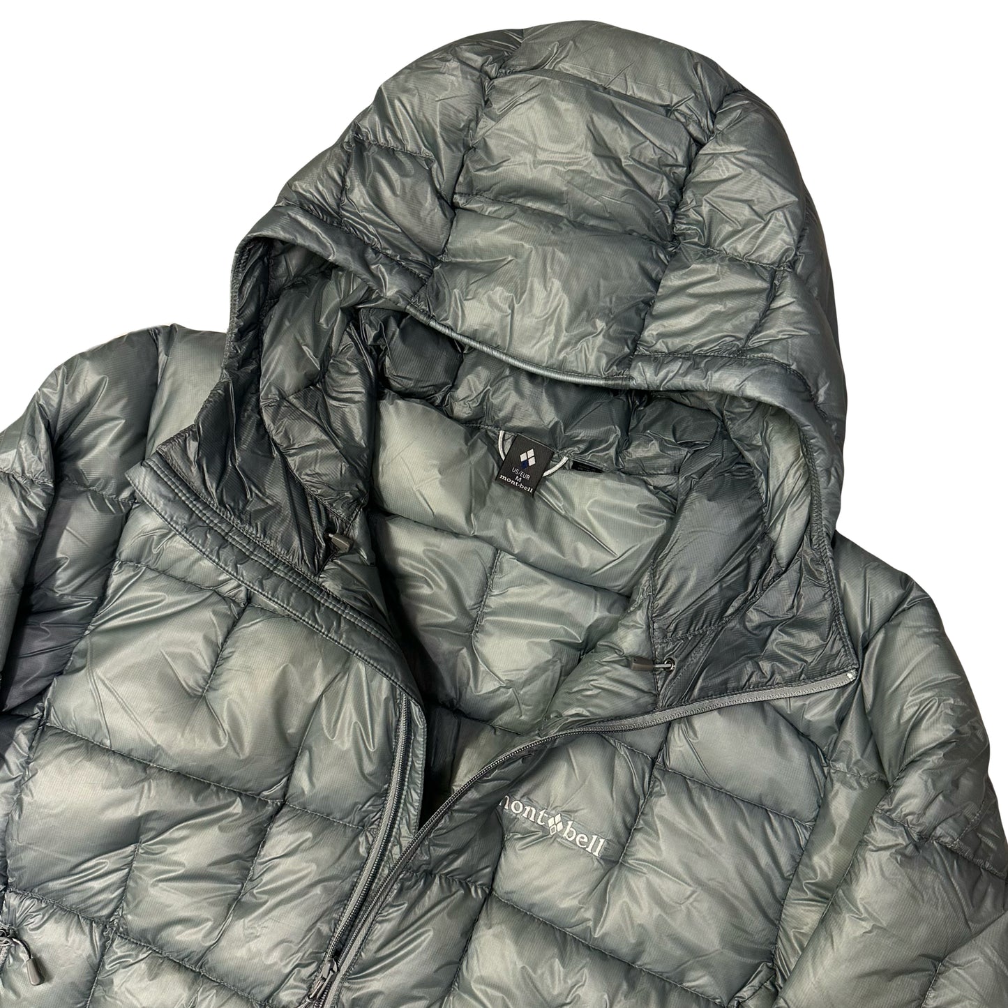 Montbell Plasma 1000 Alpine Down Parka Puffer Jacket In Grey (US/EUR M)