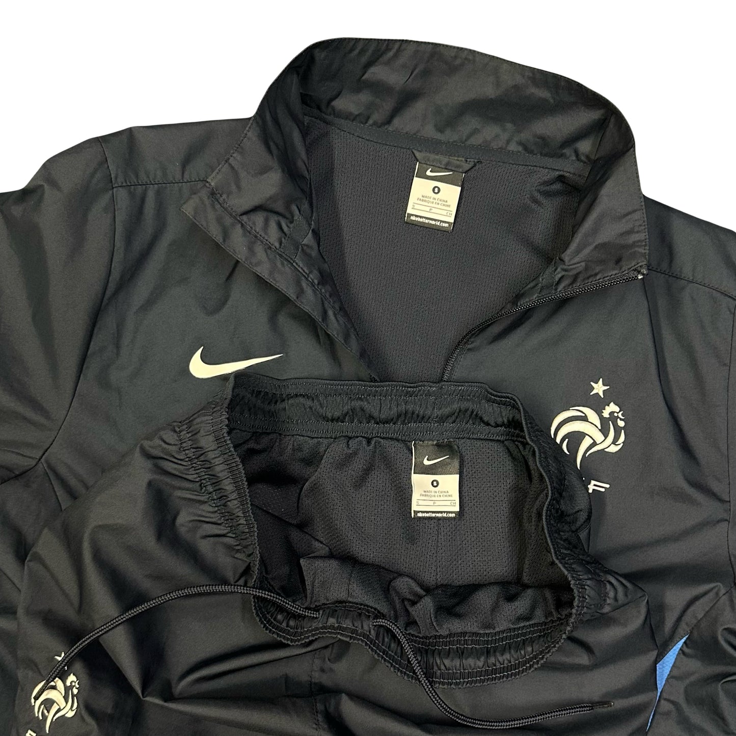 Nike France 2011/12 Tracksuit In Navy ( S )