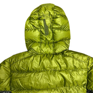Montbell Two Tone Alpine Down Puffer Jacket In Green ( S )