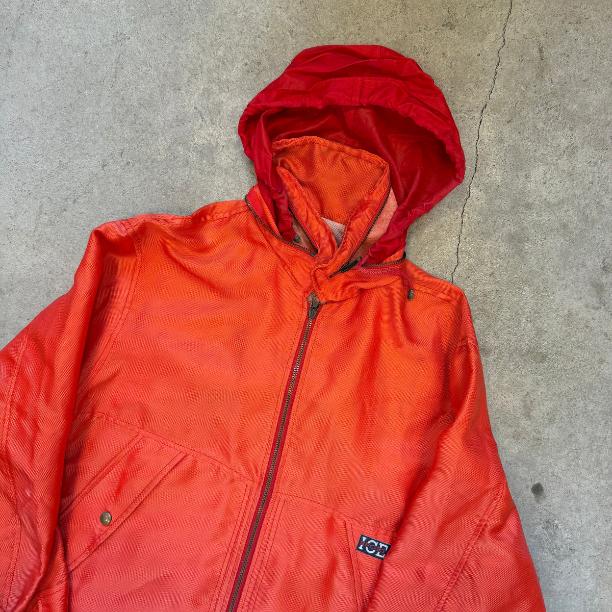 Iceberg Nylon Jacket In Red (L)