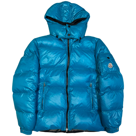 Moncler Maya Puffer Jacket In Blue ( S )