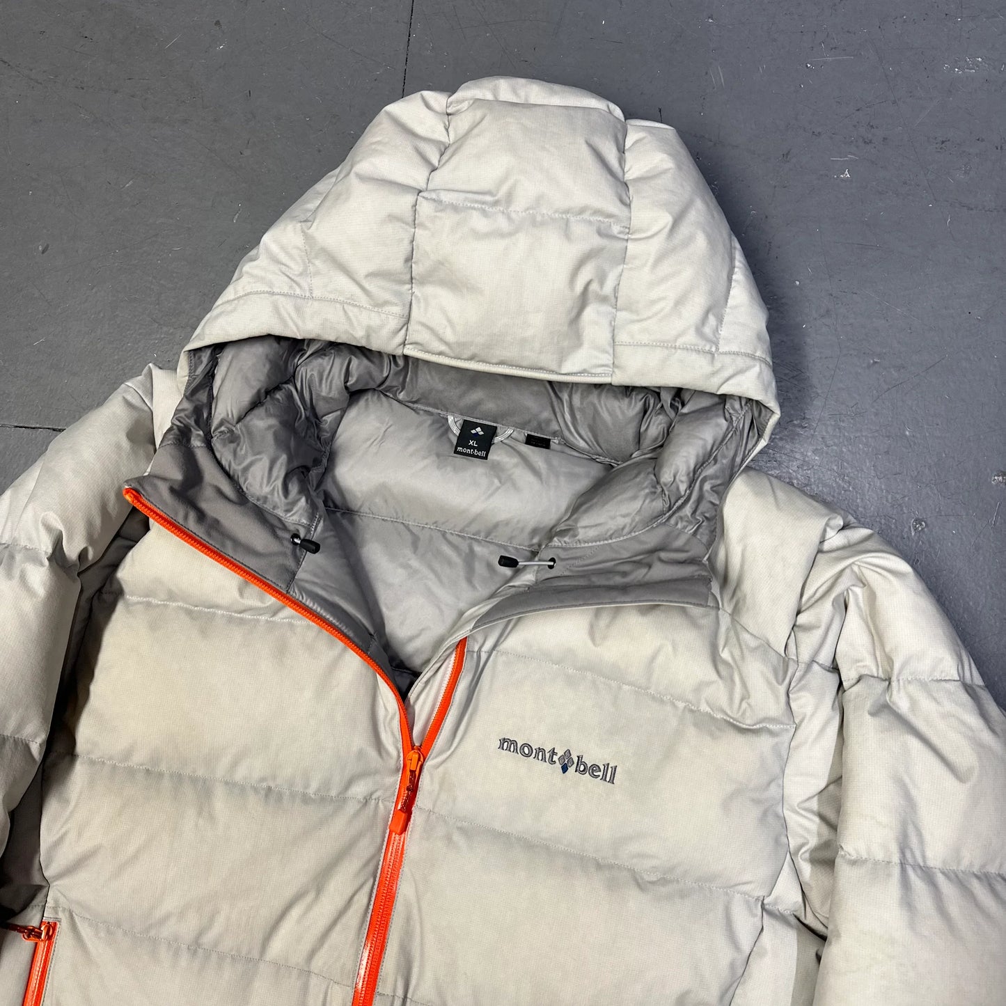 Montbell Gore-Tex Down Puffer Jacket In Grey ( XL )