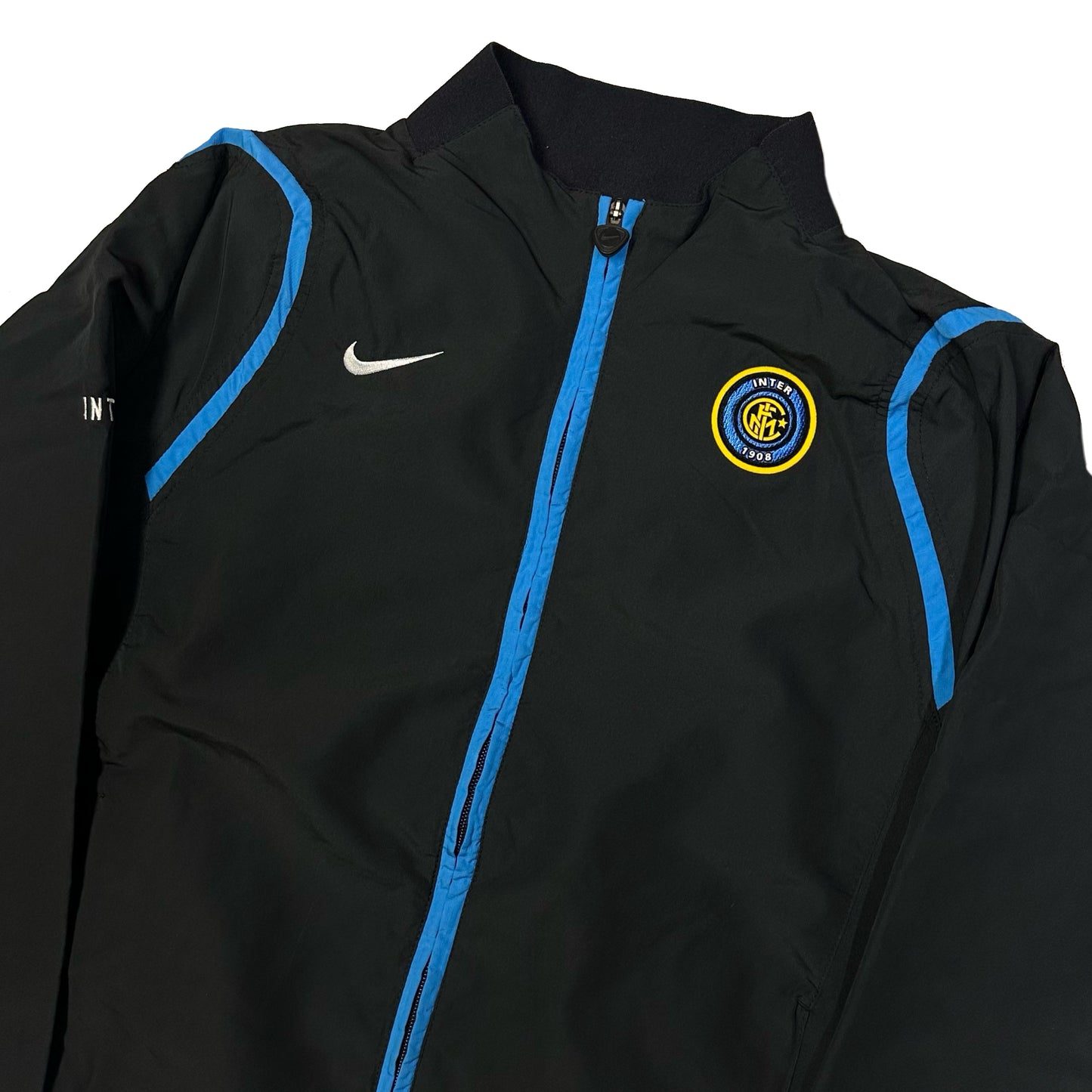 Nike Total 90 Inter Milan 2005/06 Tracksuit Top In Black & Blue ( S )
