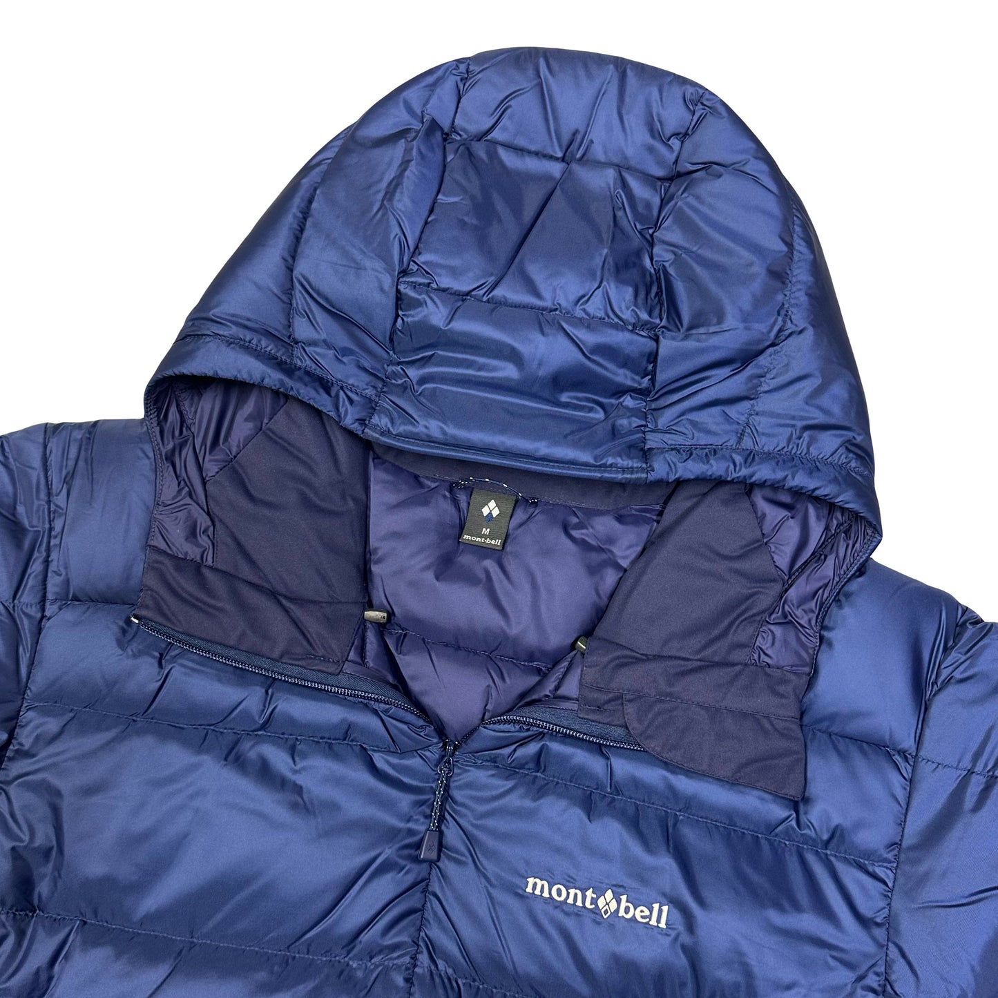 Montbell Light Alpine Puffer Jacket In Navy Blue ( M )