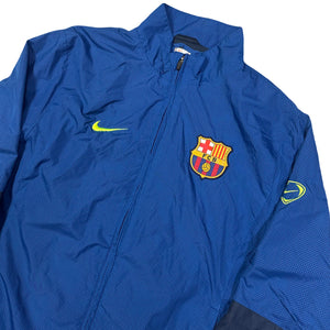 Nike Barcelona 2009/10 Tracksuit Top In Blue ( L )