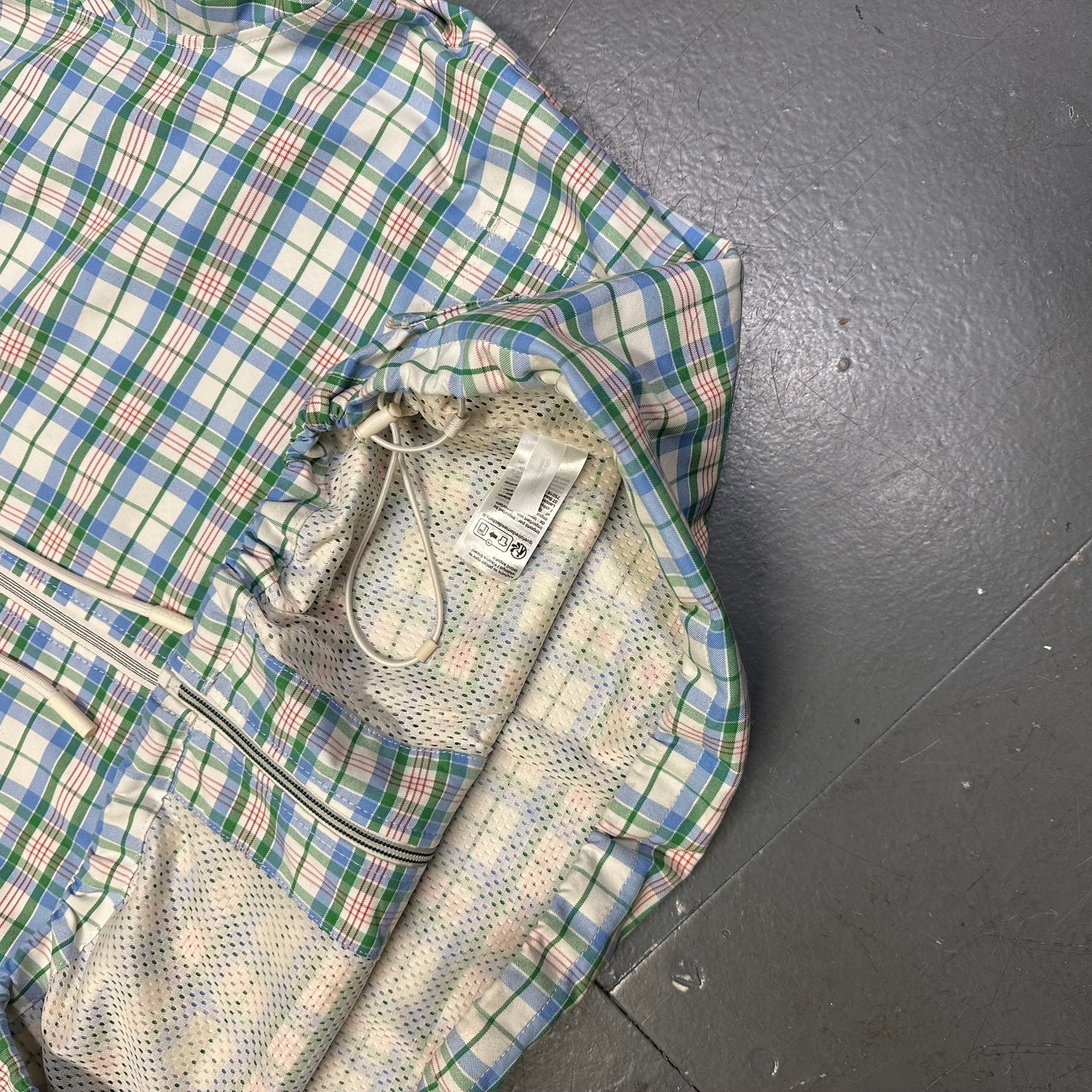 Lacoste Plaid Jacket In White ( XL )
