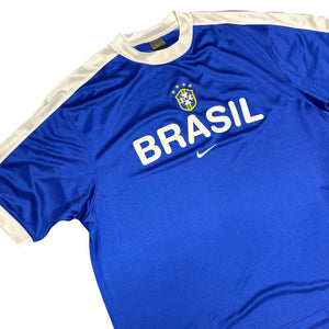 Nike Brazil 2002 Training Shirt In Blue ( XL )