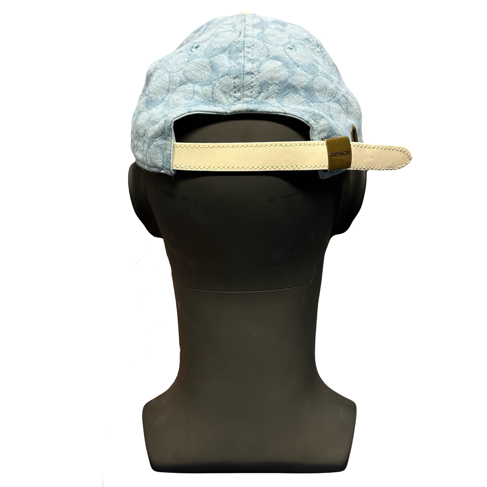 Coach Monogram Cap In Baby Blue ( O/S ) - 1036 Emporium